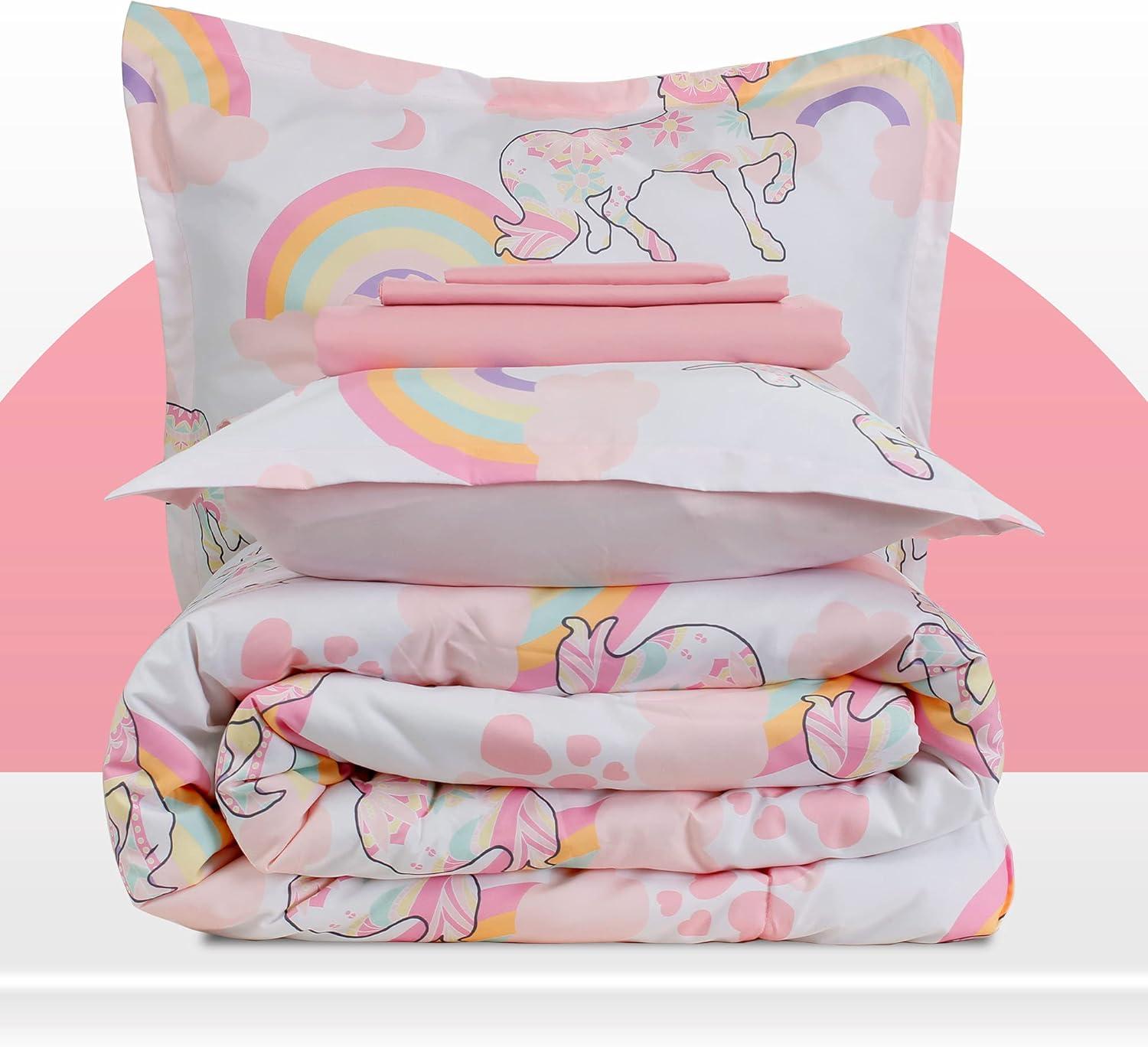 Unicorn Microfiber Bedding Set