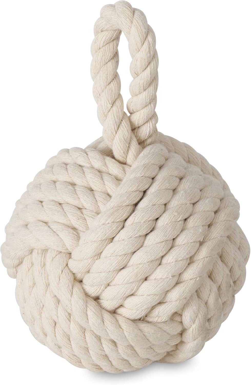 Monkey Knot Jute Weighted Floor Stop