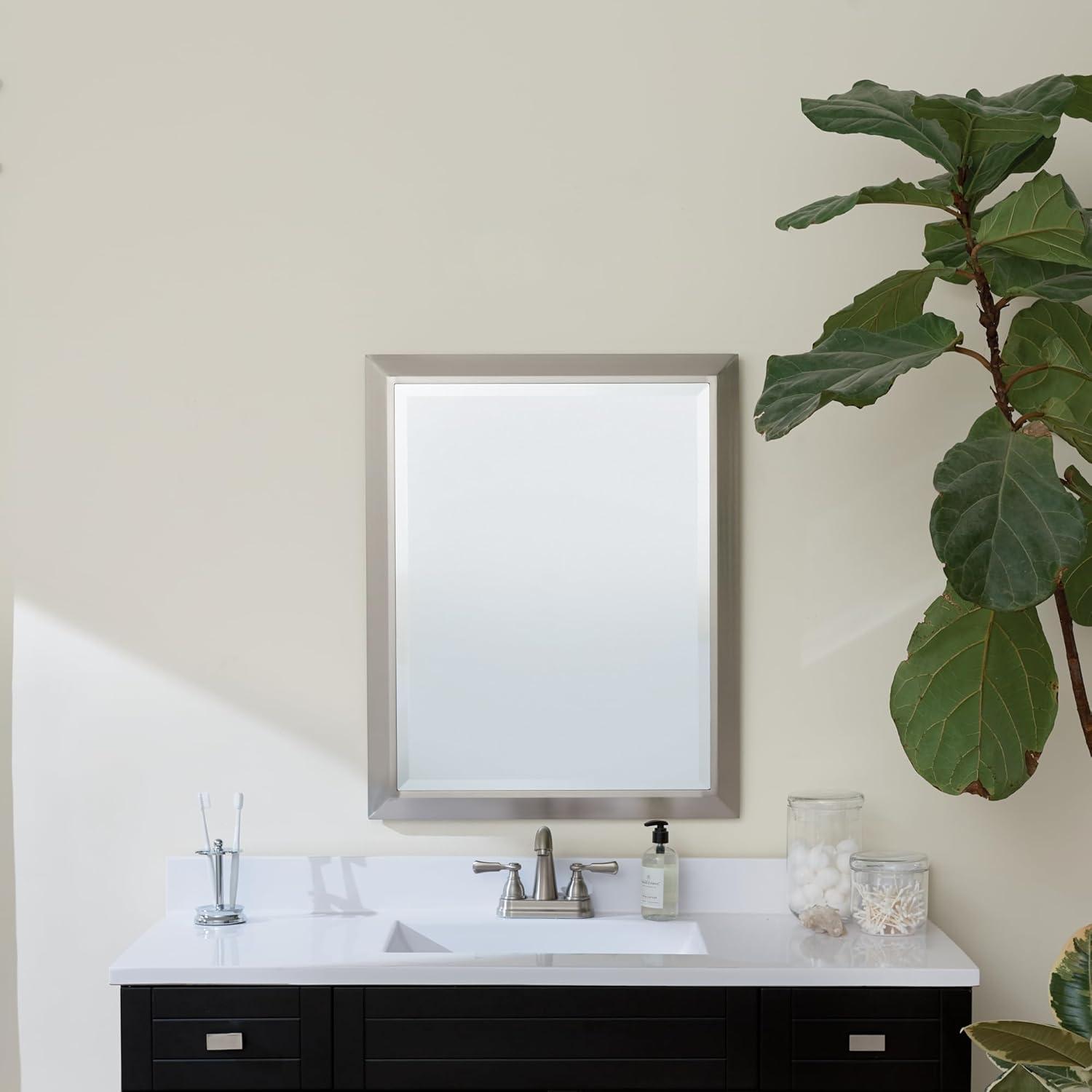 Kichler Signature 30" Mirror in Brushed Nickel