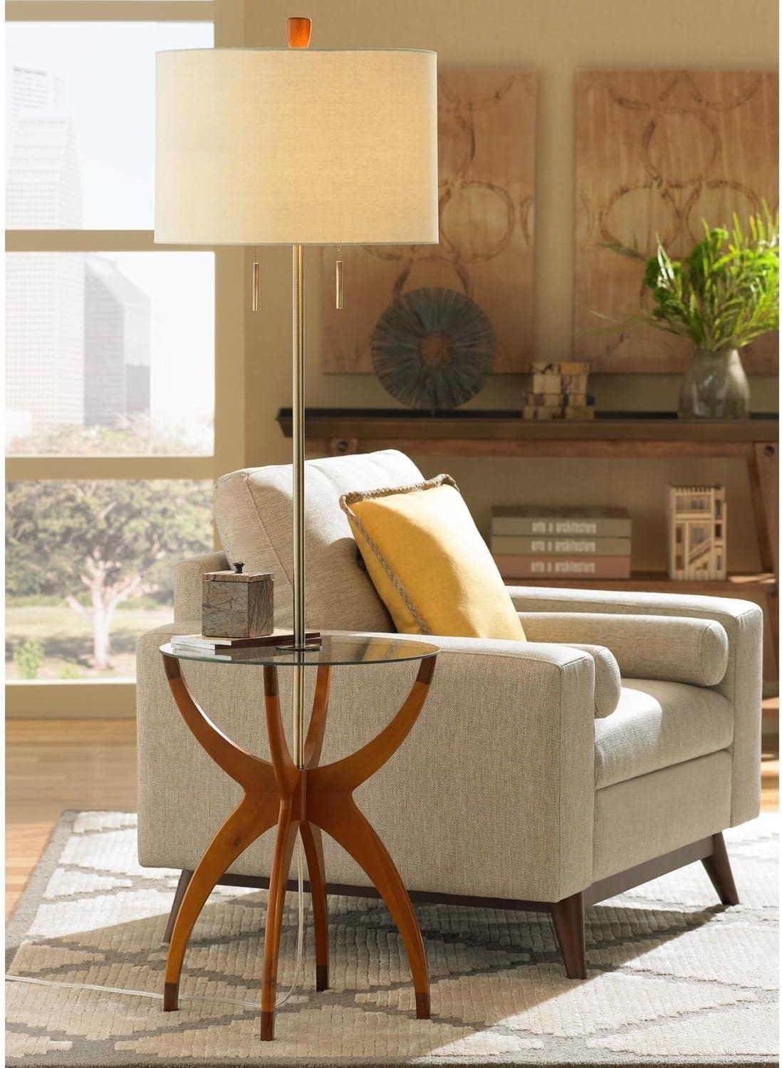 Pacific Coast Lighting Vanguard 64" Mid-Century Modern Tray Floor Lamp