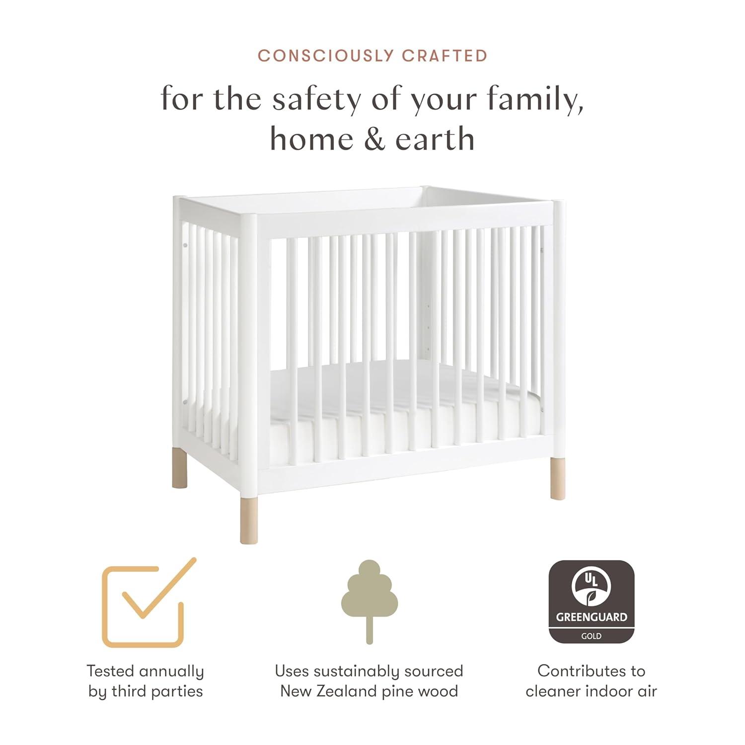 Gelato 4-in-1 Mini Convertible Crib