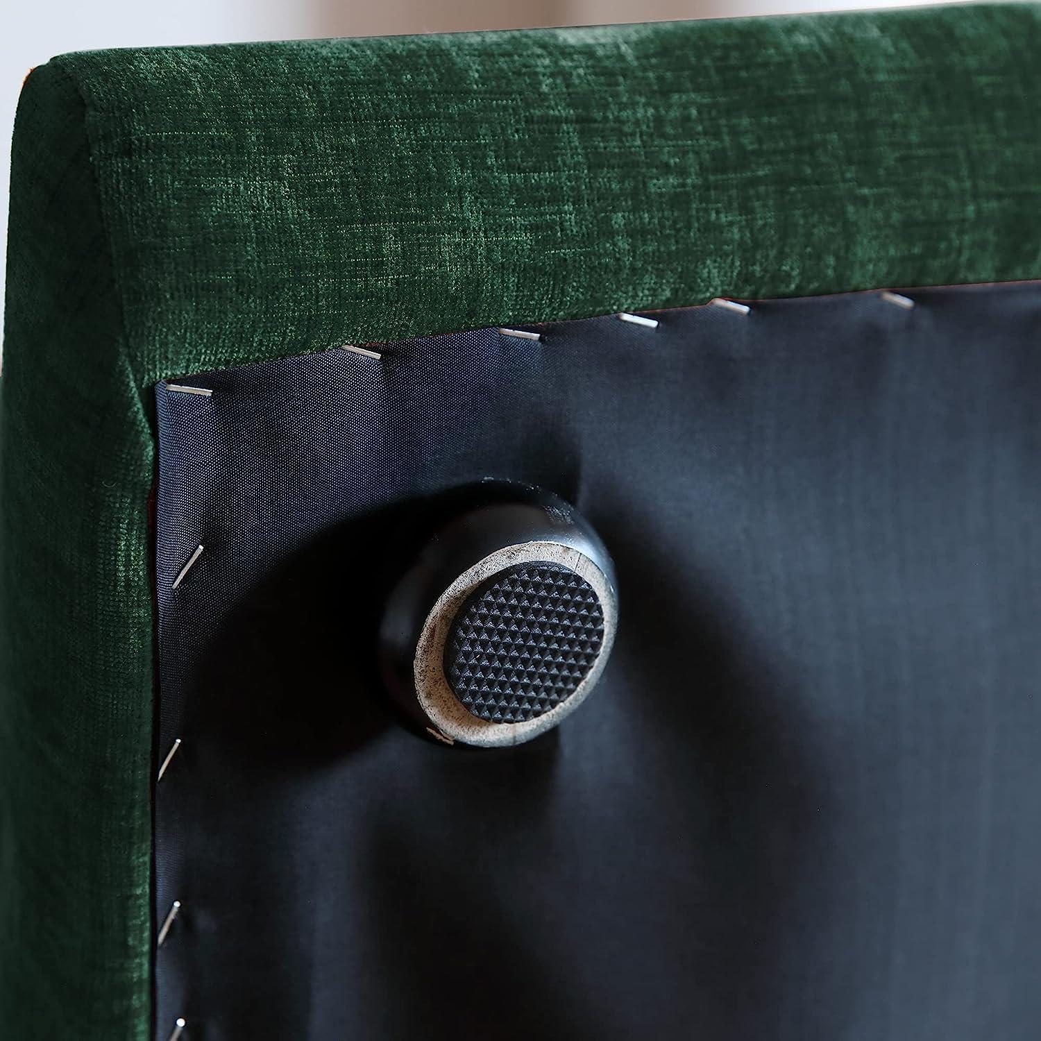 JACH Mid-Century Modern Comfy Couch, Chenille Sectional Sofa Modular Couches with Thick Cushion, 3 Seater 103" Plush Sofas Furniture for Living Room Bedroom Office Apartment, Green