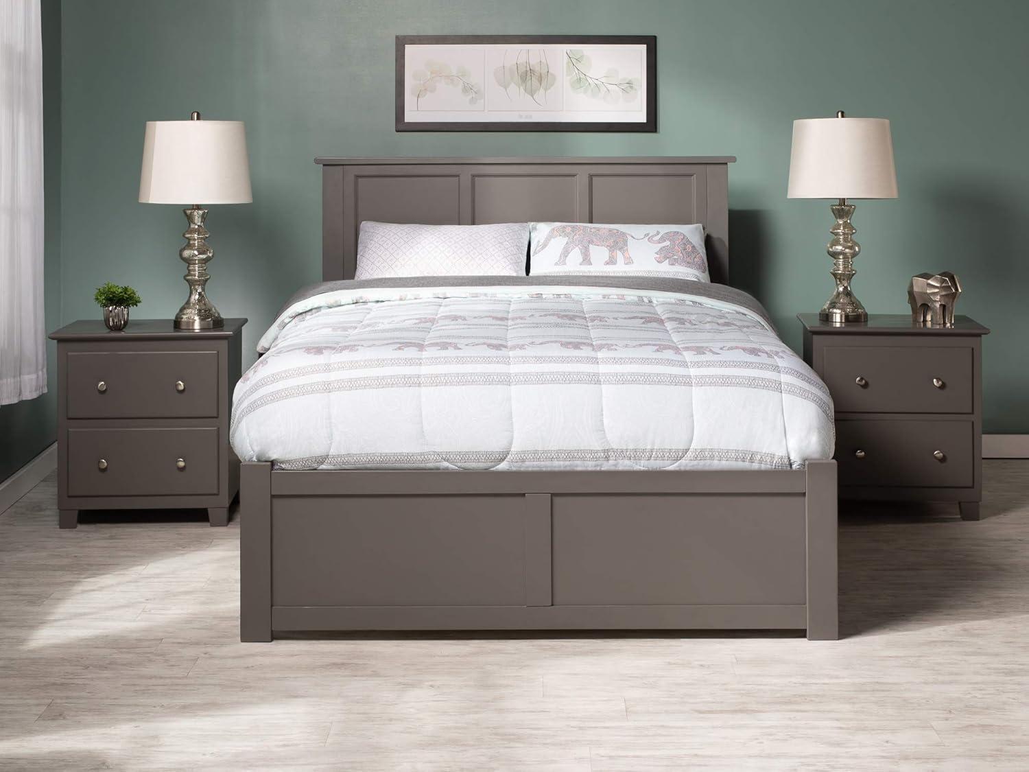 Madison Solid Wood Platform Storage Bed