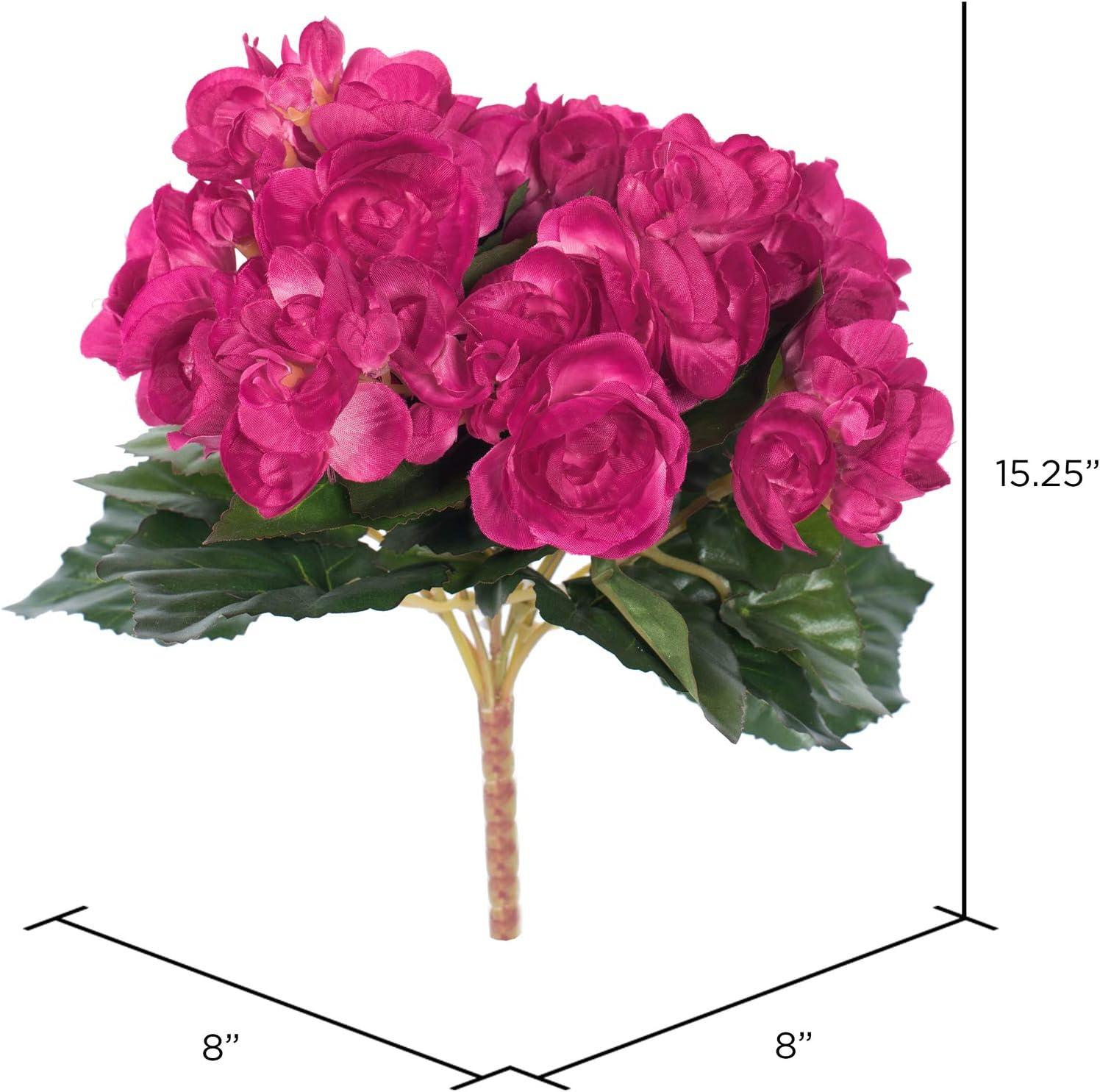 Winston Porter Artificial Polyester Begonia Bush