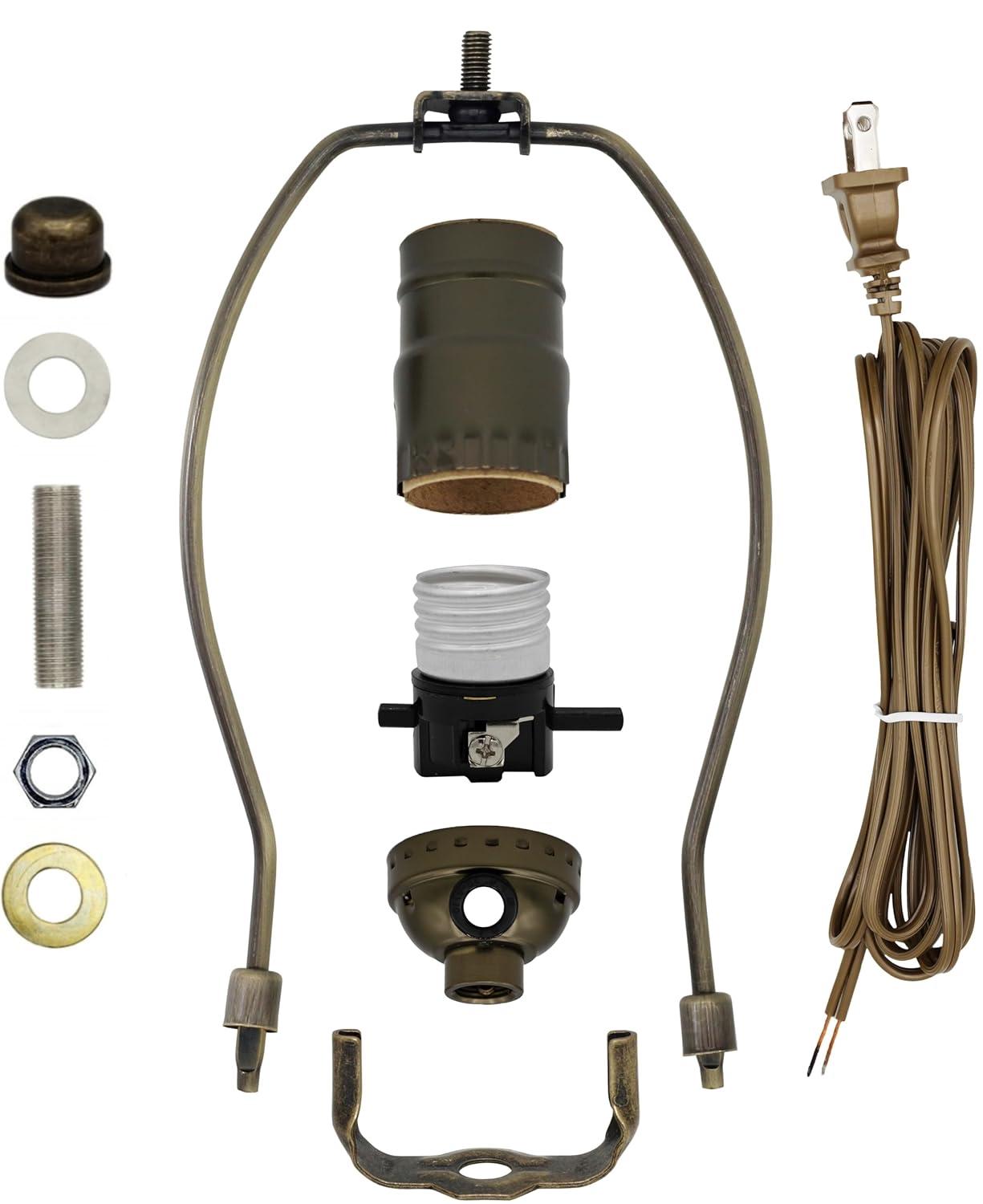 Creative Hobbies 8" Antique Brass Lamp Kit