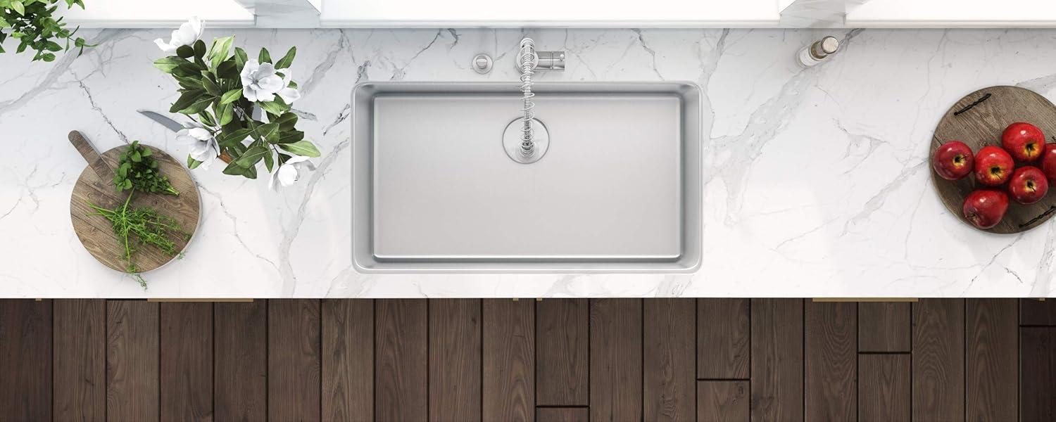 Ruvati 32-inch Undermount Kitchen Sink 16 Gauge Stainless Steel