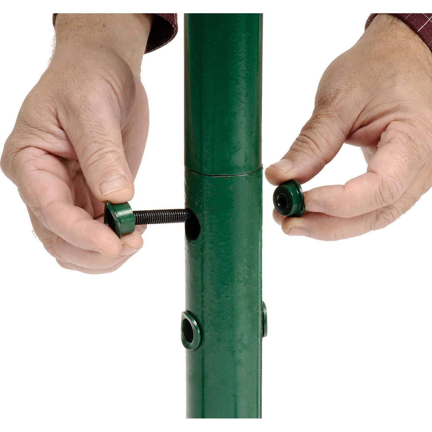 Global Industrial Wave Bike Rack, Green, Flange Mount, 7-Bike Capacity