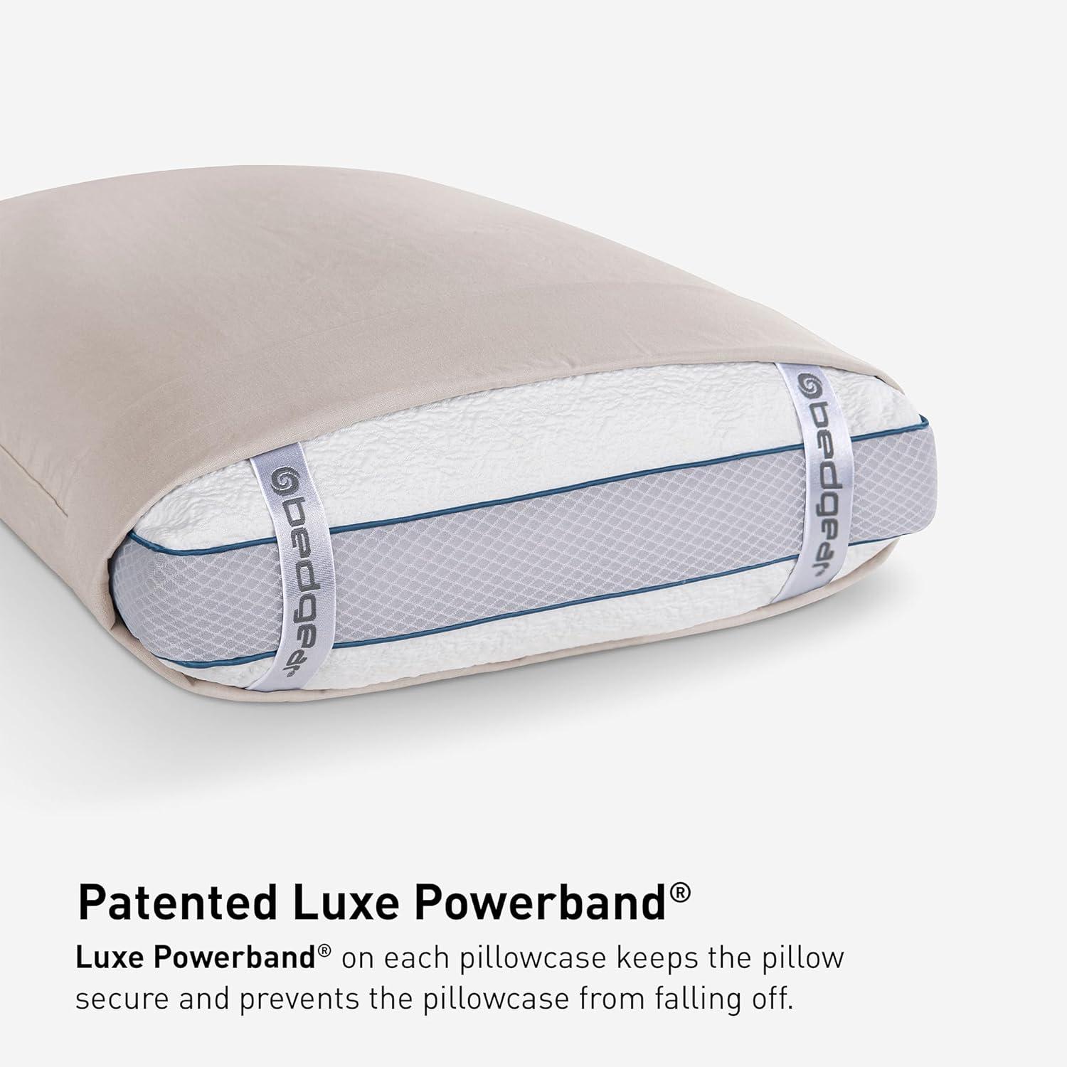 Bedgear Split Head Queen Hyper Cotton Sheet Set Medium Beige: Rayon Bamboo Blend, Moisture-Wicking, Climate Control Treatment