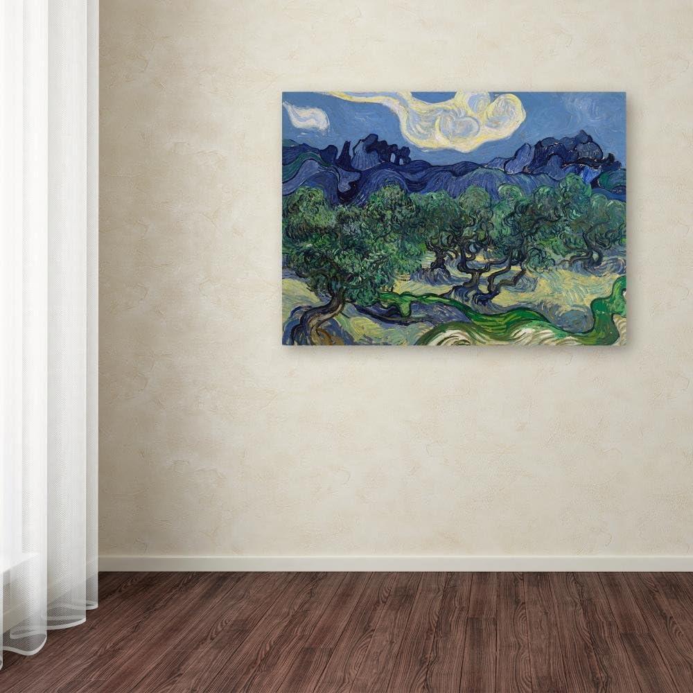 Van Gogh 'The Olive Trees' Canvas Art