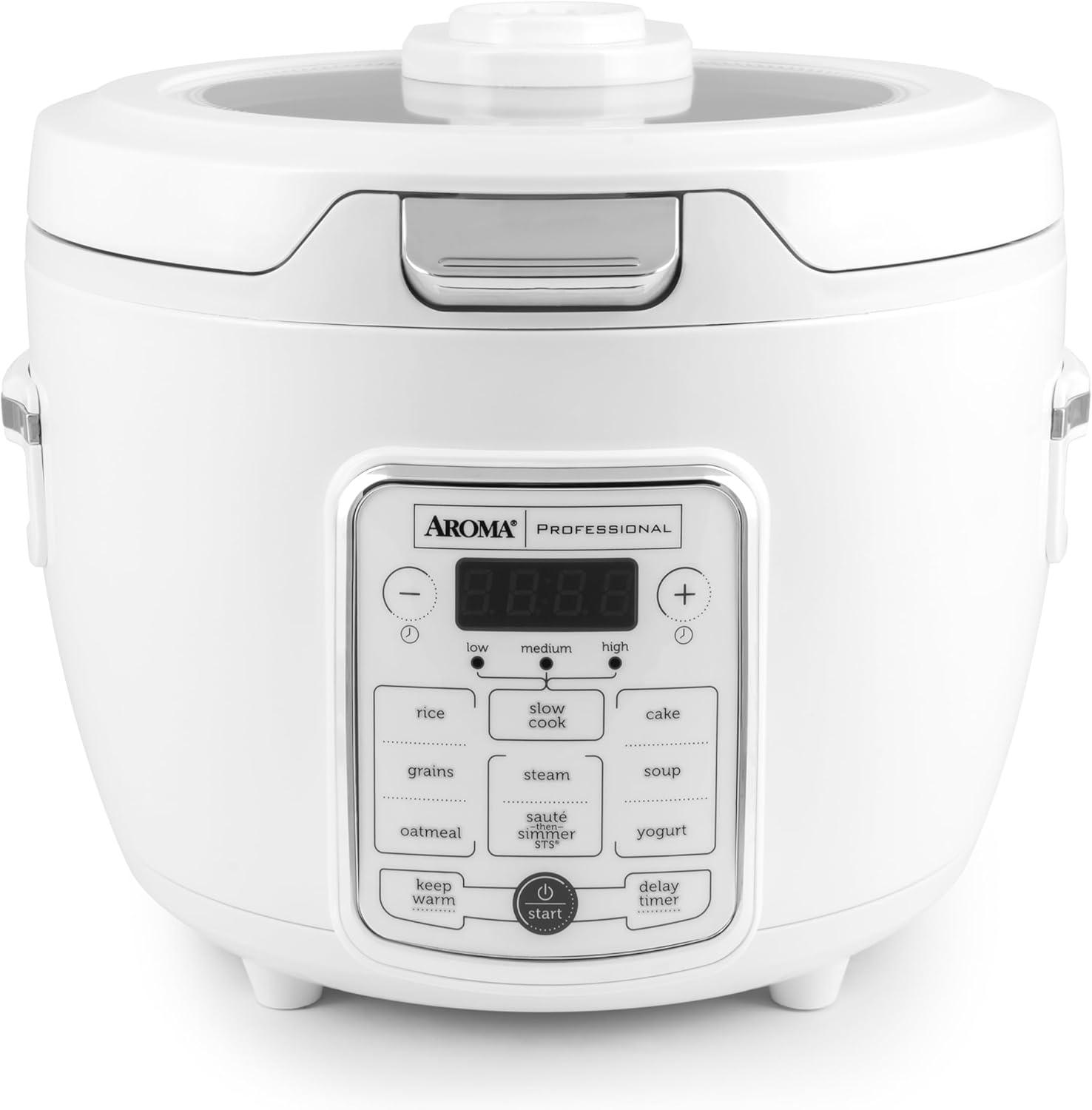 AROMA® Professional 20-Cup (Cooked) / 4Qt. Digital Rice & Grain Multicooker (ARC-1230W)