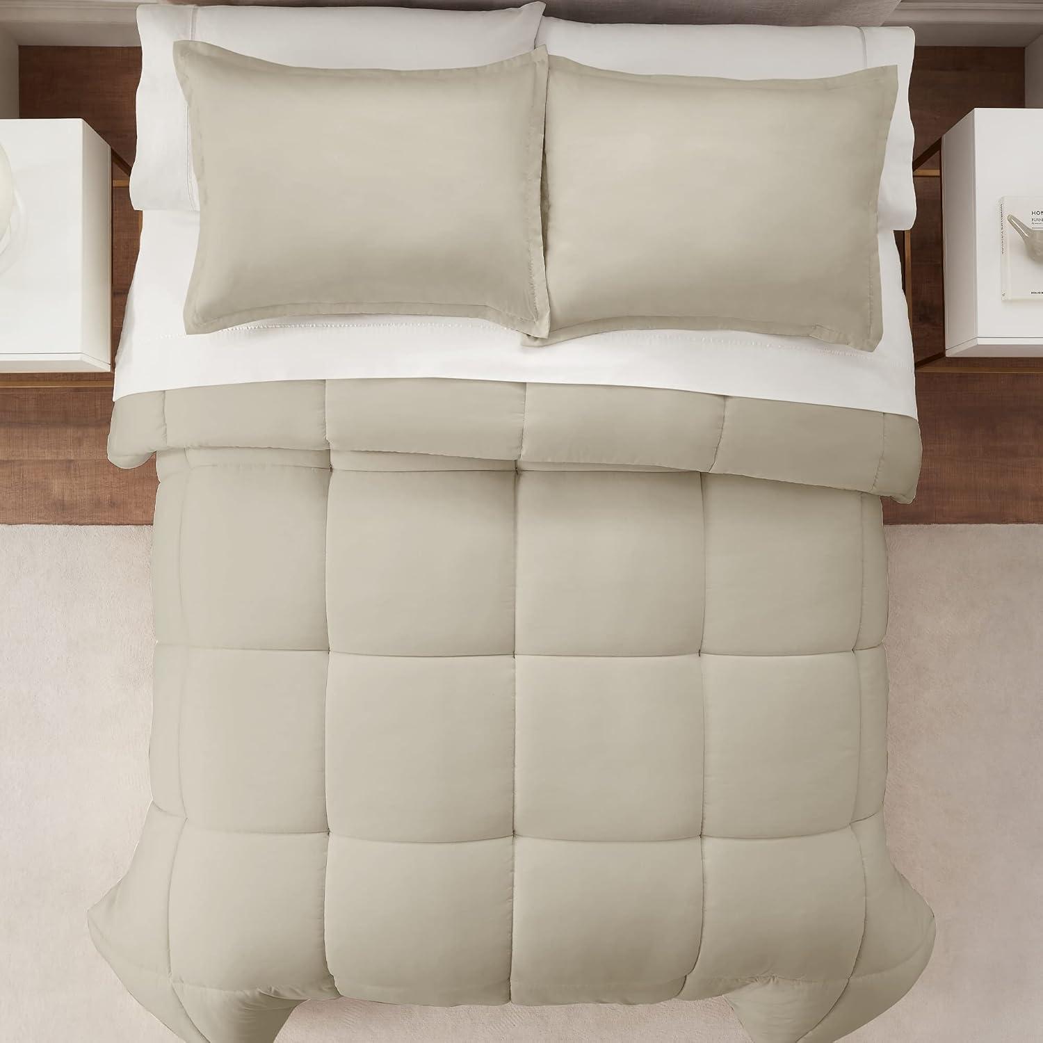 Serta Microfiber 3 Piece Comforter Set