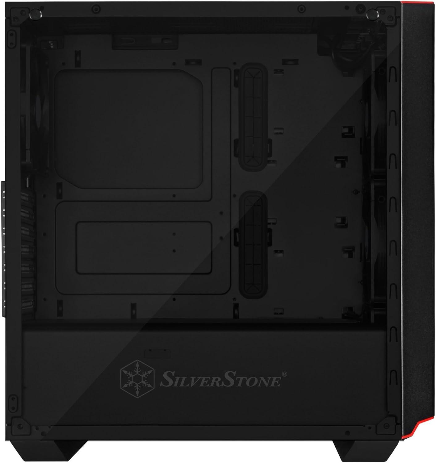 SilverStone Technology SST-PM02B-G (black + tempered glass window)