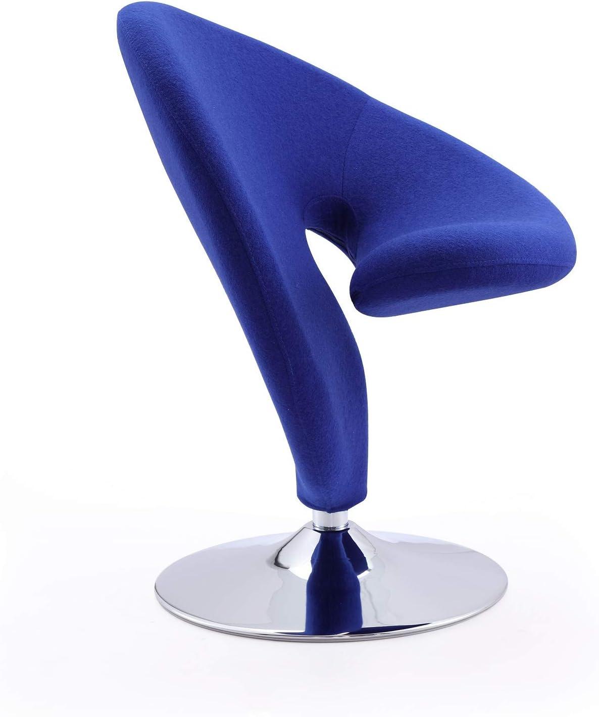 Curl Upholstered Swivel Accent Chair