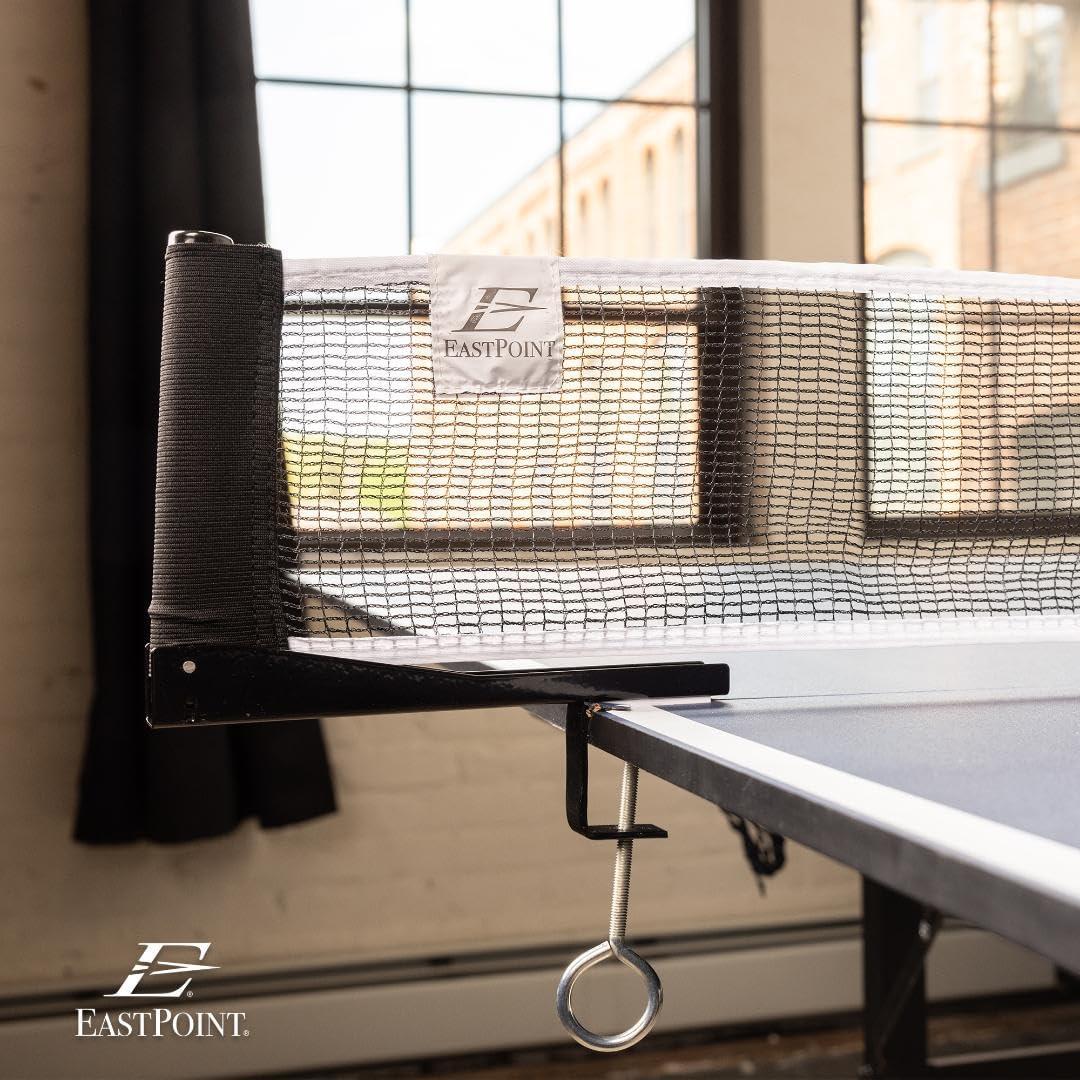 Black Foldable Alloy Steel Table Tennis Conversion Top with Net
