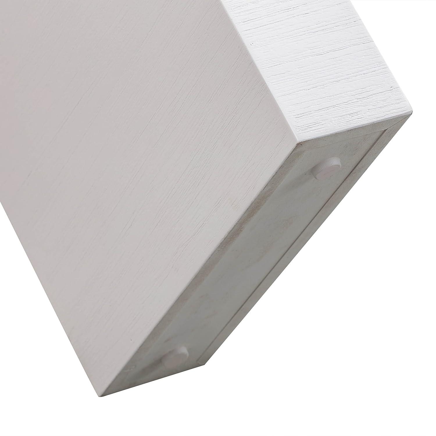 TOV Furniture  Hump White Acacia Finish Console Table