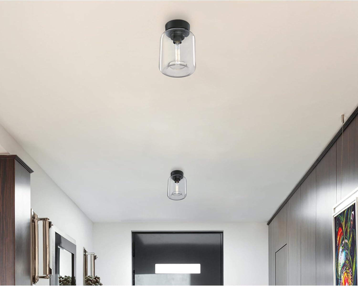 Judd Glass Semi Flush Mount