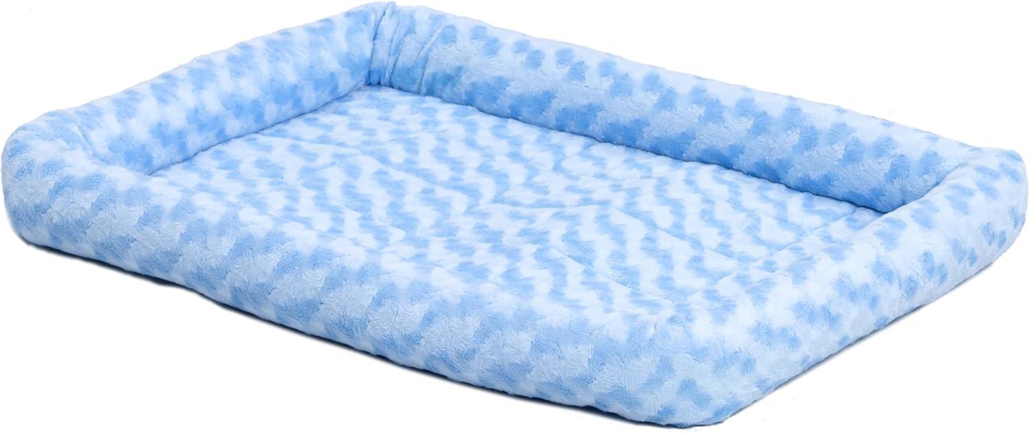 QuietTime Pet Bed & Dog Crate Mat, Powder Blue, 24"