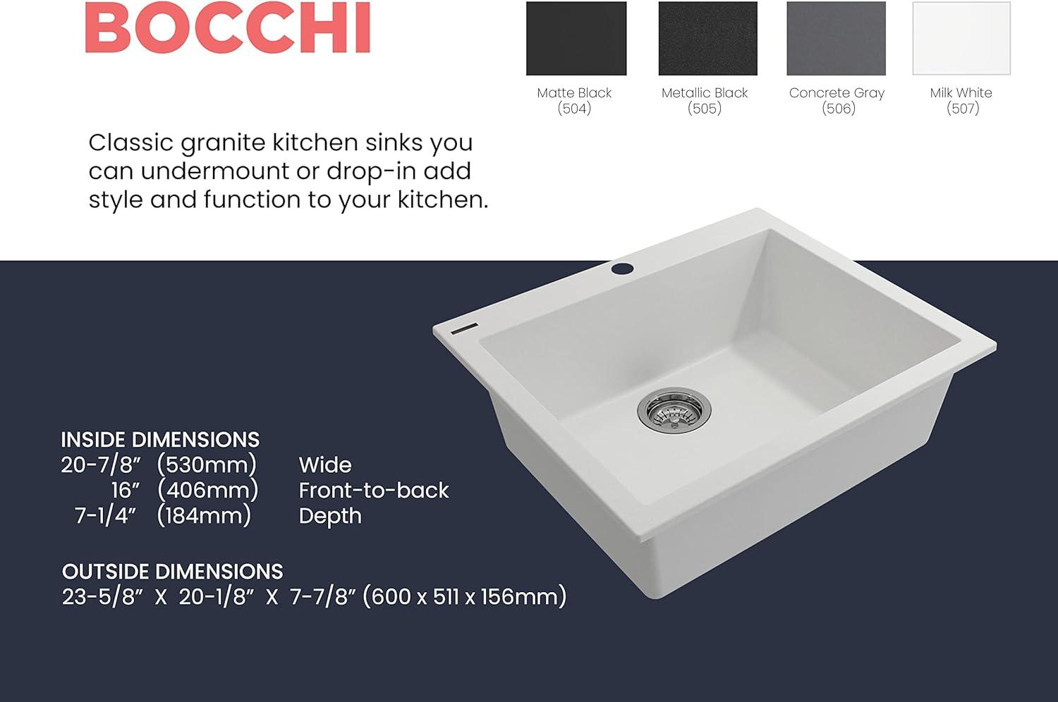 Campino Single Bowl Granite Kitchen Sink