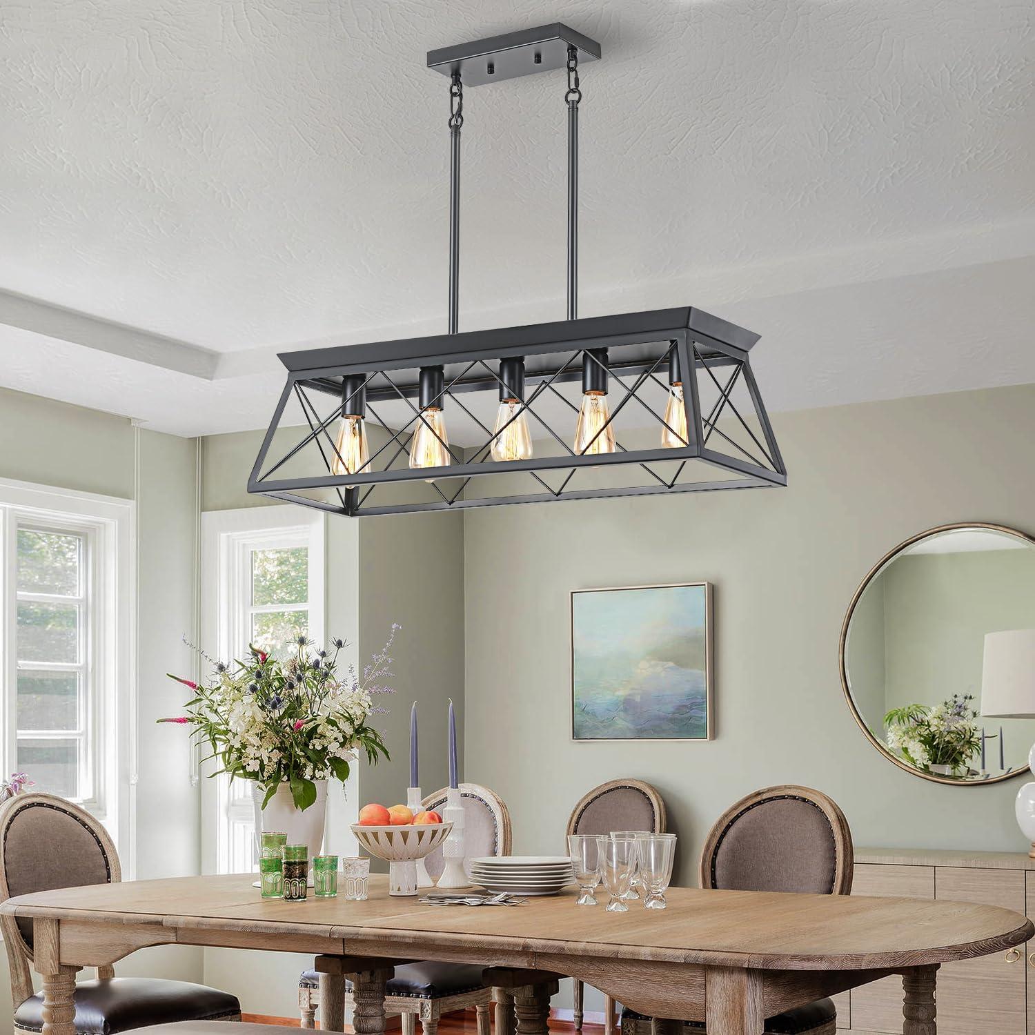 Angelann 5 - Light Copper Kitchen Island Pendant