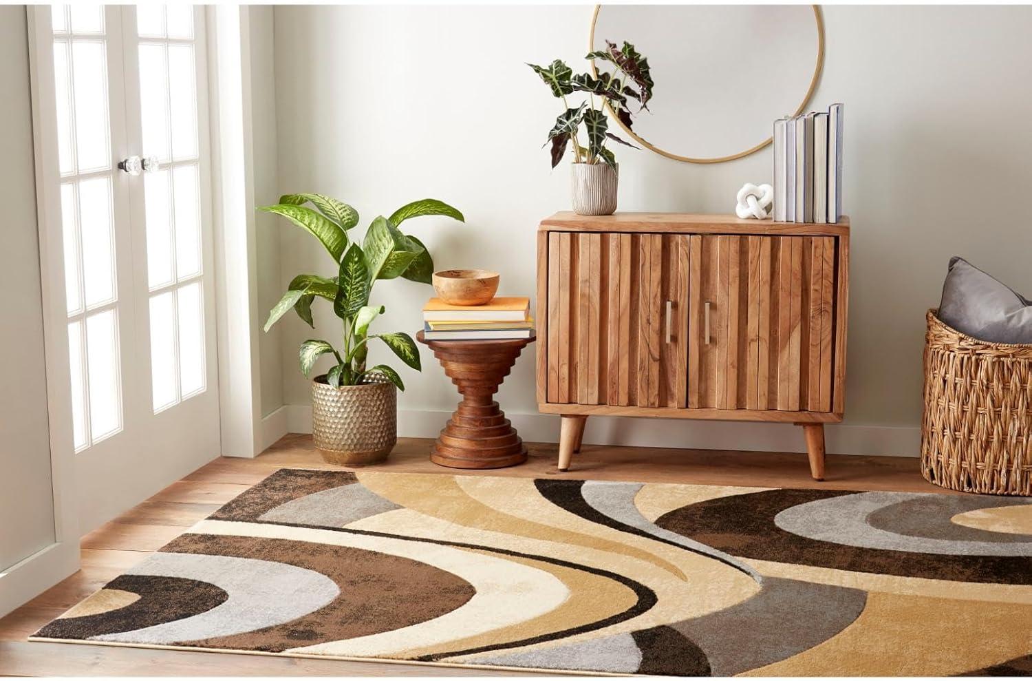 Home Dynamix Slade Contemporary Abstract Area Rug