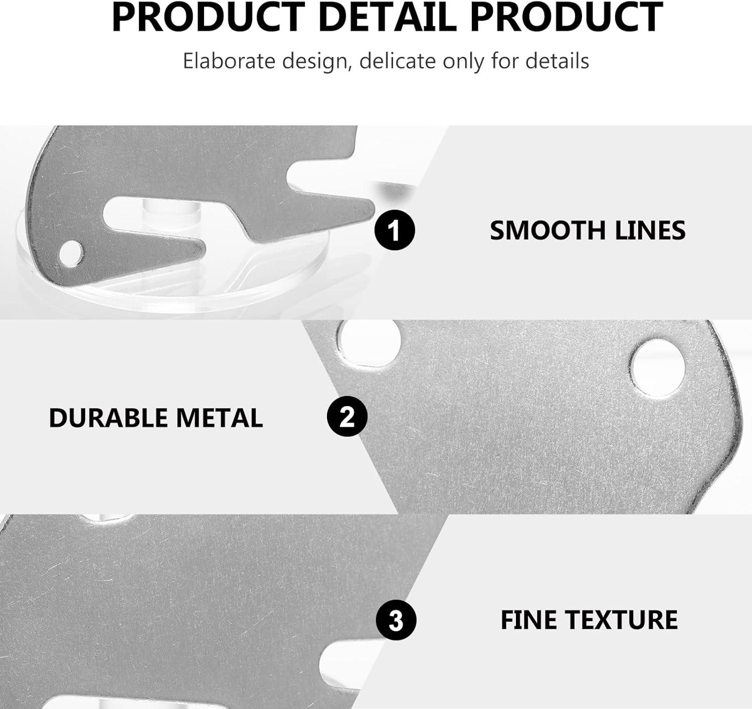 Nishuna 2pcs Bed Accessories Wood Bed Rail Bracket Bed Rail Hooks Plates Beds Frame