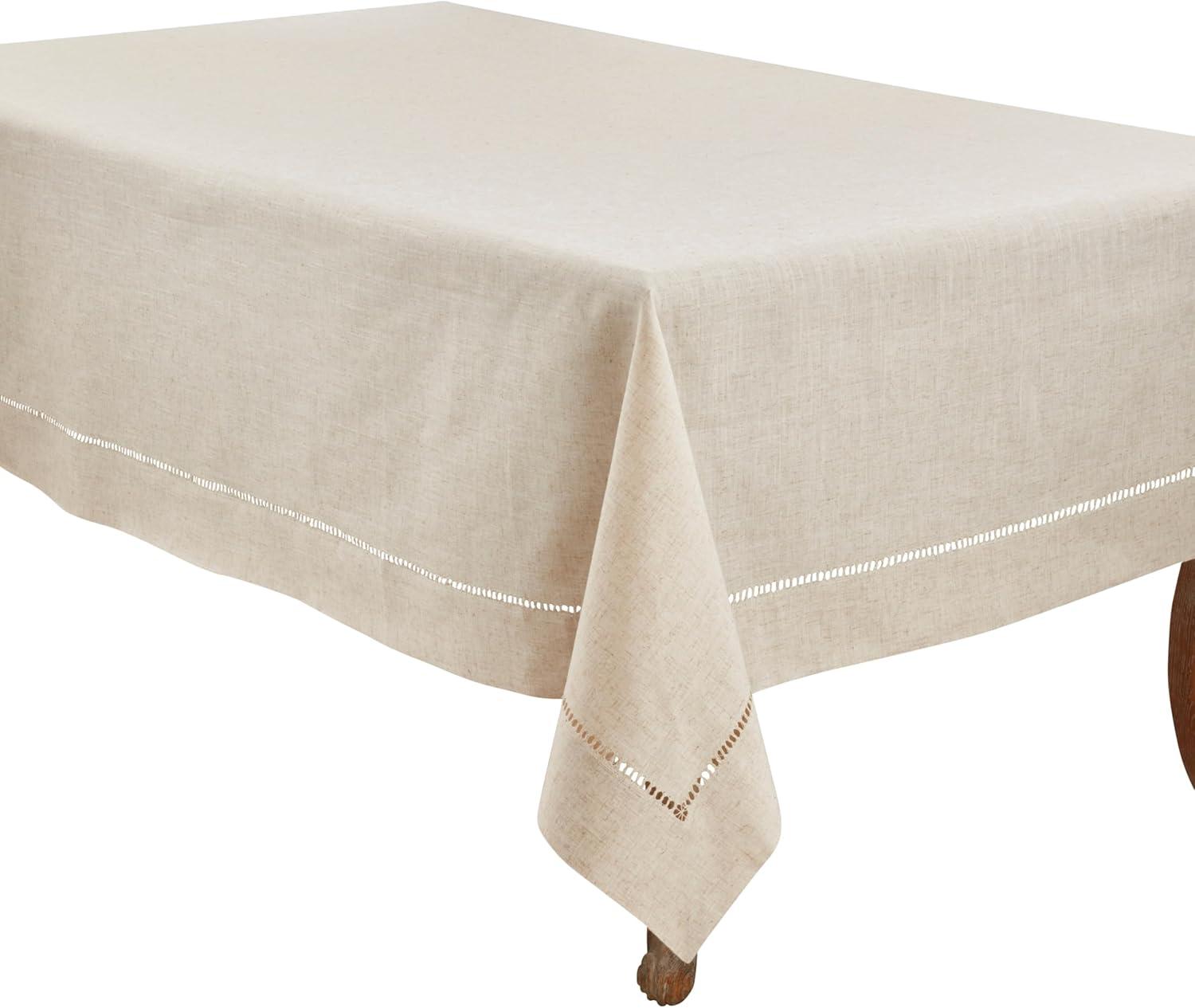 Saro Lifestyle Natural Toscana Tablecloth