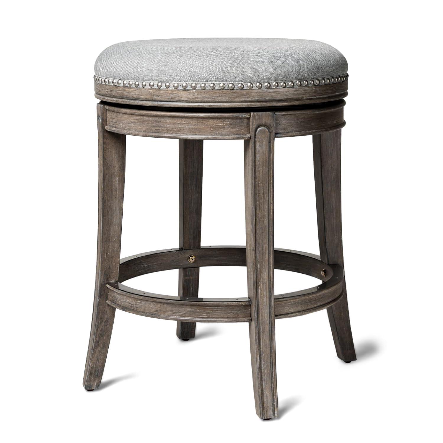 Maven Lane Maven Lane Alexander Stool with Fabric Upholstery