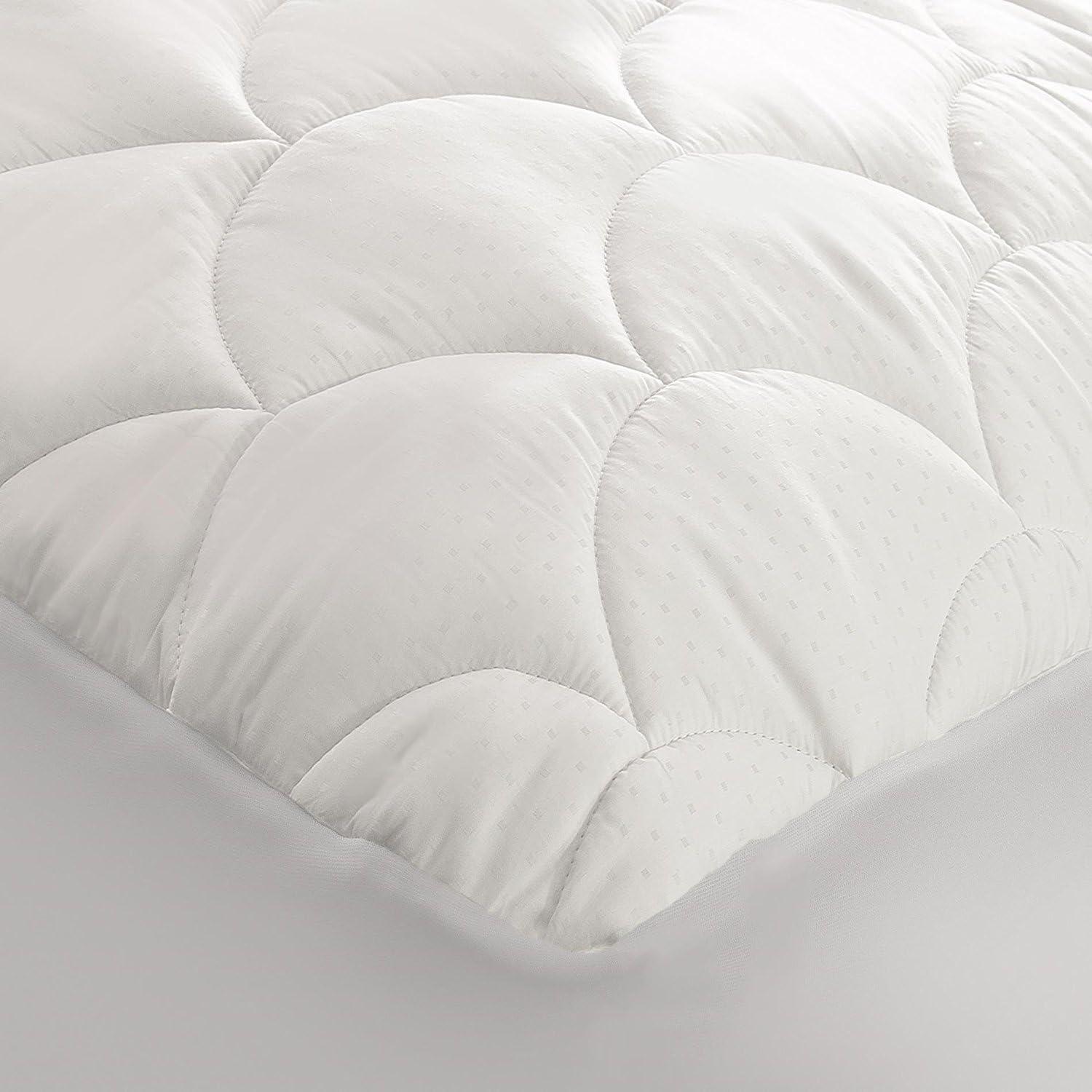 Full Size White Waterproof Down Alternative Mattress Topper