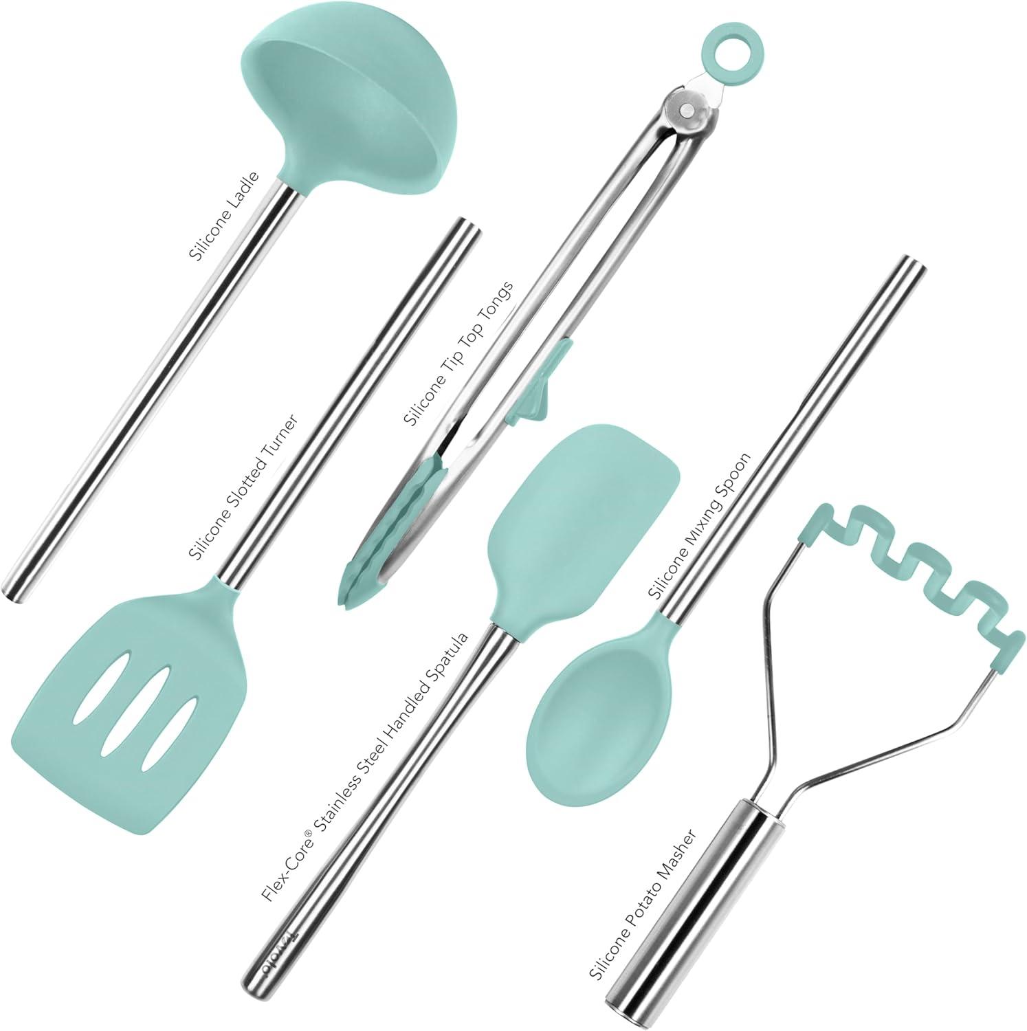 Tovolo Silicone Utensil Set of 6 - Black