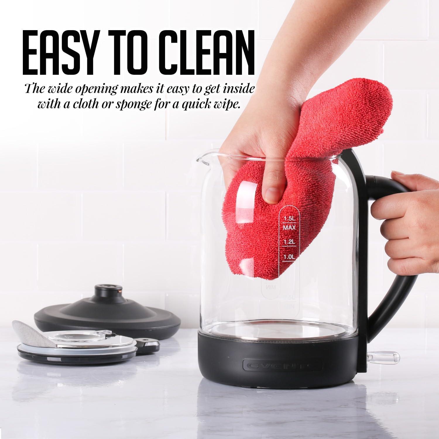 Ovente 1.5 qt. Glass Electric Tea Kettle