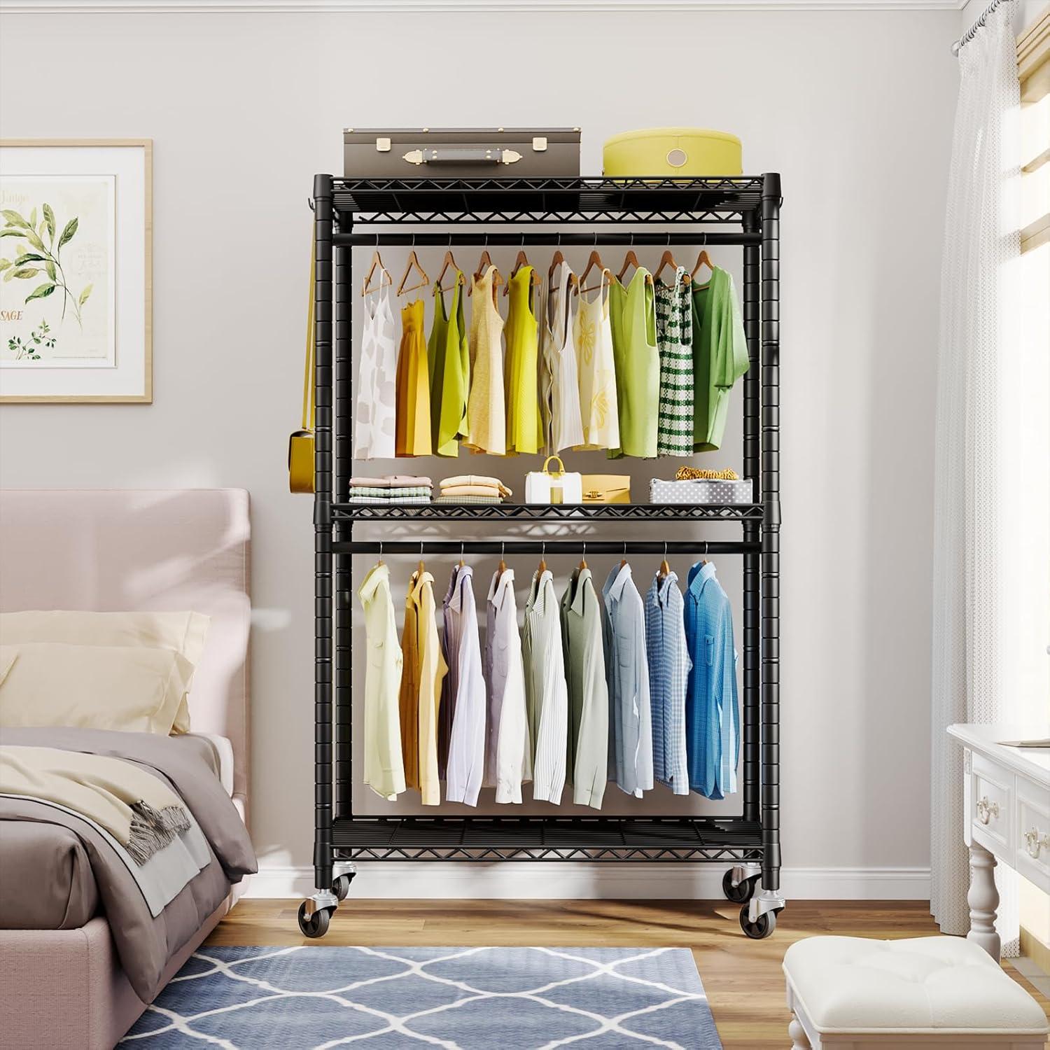 SOOTBA Rolling Clothes Hanger