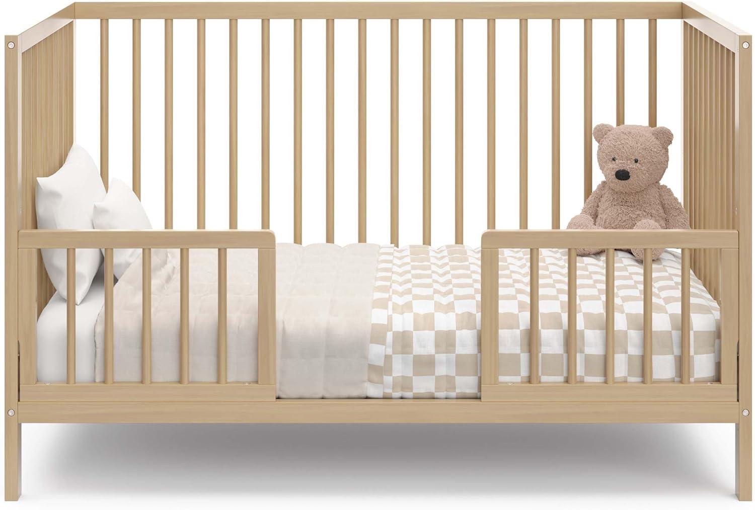 Teddi 4-in-1 Mini Convertible Crib with Mattress