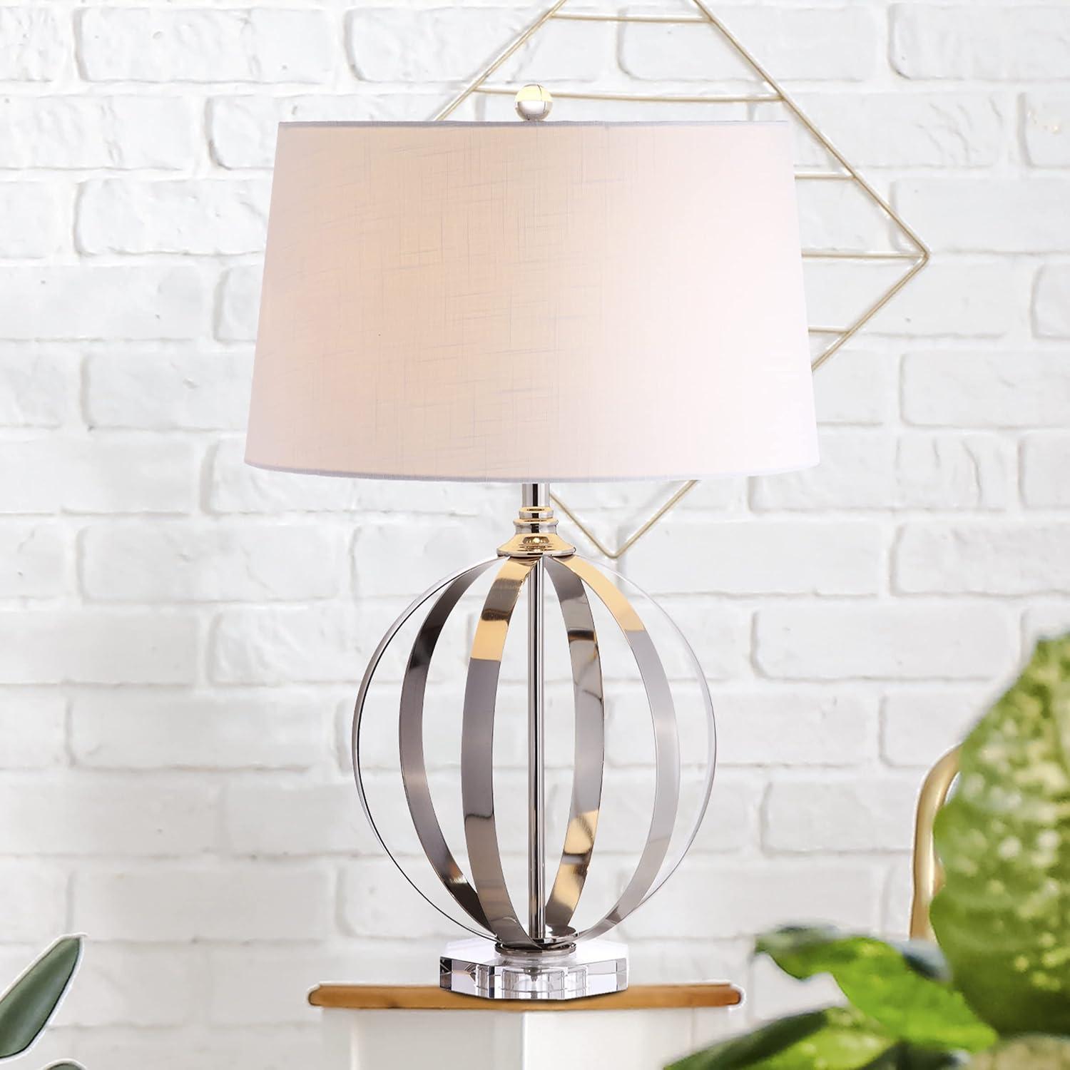 Jonathan Y Lighting Jyl1086 Logan 1 Light 26" Tall Led Buffet Table Lamp - Nickel