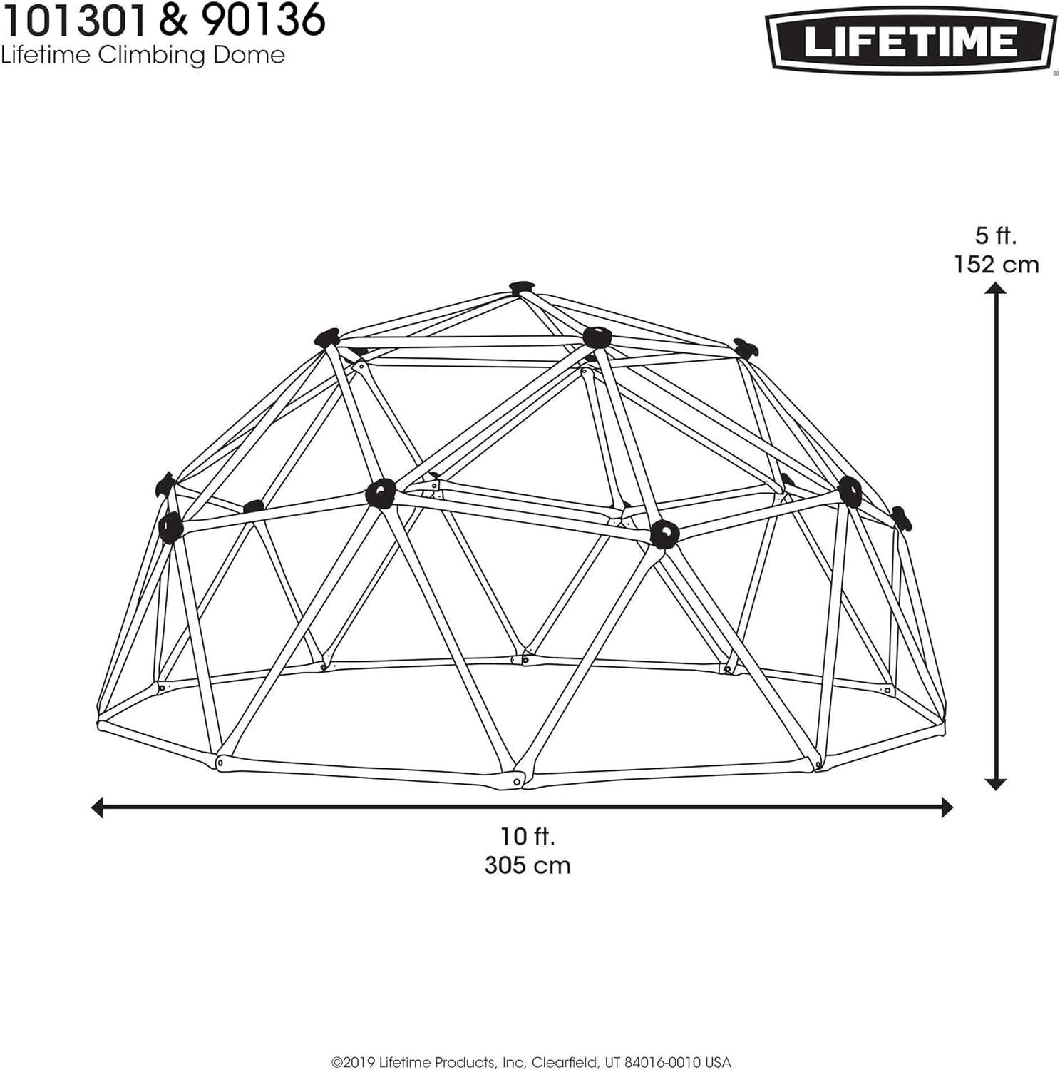 Lifetime 60" Climbing Dome, Red and Blue (101301)