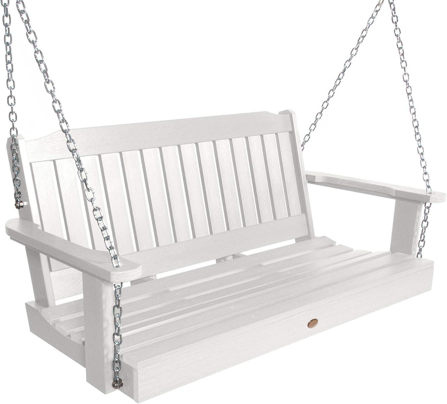 Lehigh 4' Porch Swing - White - highwood: Outdoor Furniture, 500lb Capacity, Fade-Resistant