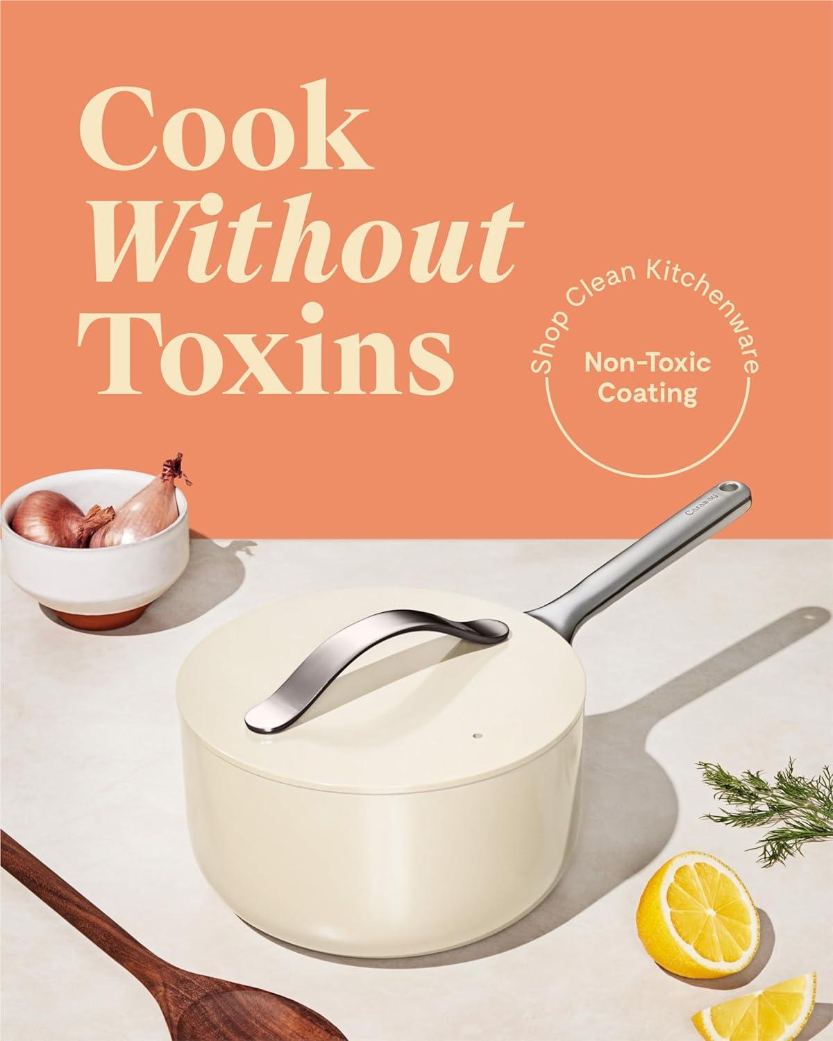 Caraway Grey 1.75-Qt. Mini Saucepan