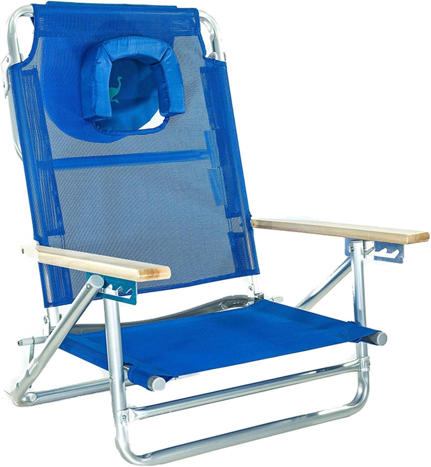 Ostrich South Beach Sand Chair, Portable Outdoor Camping Pool Recliner