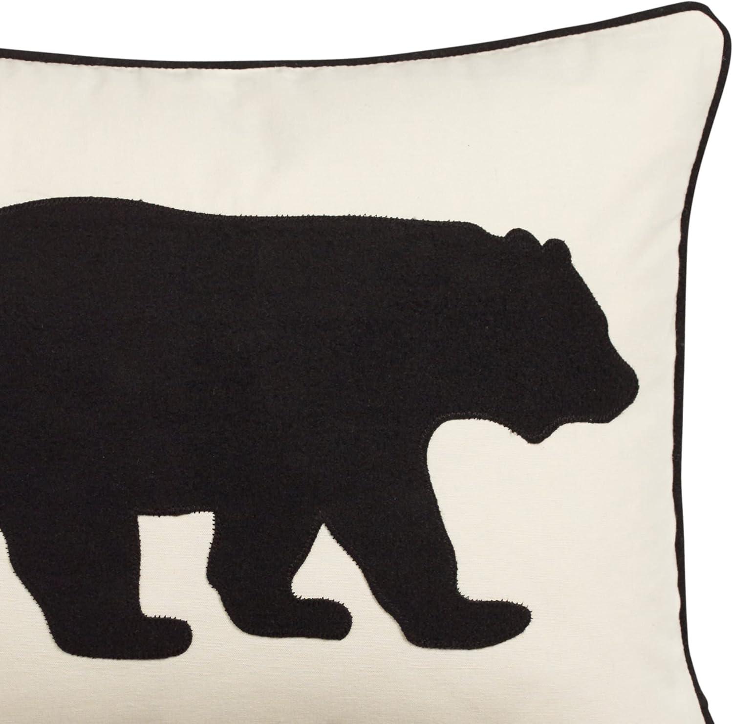 Eddie Bauer Bear Felt Throw Pillow