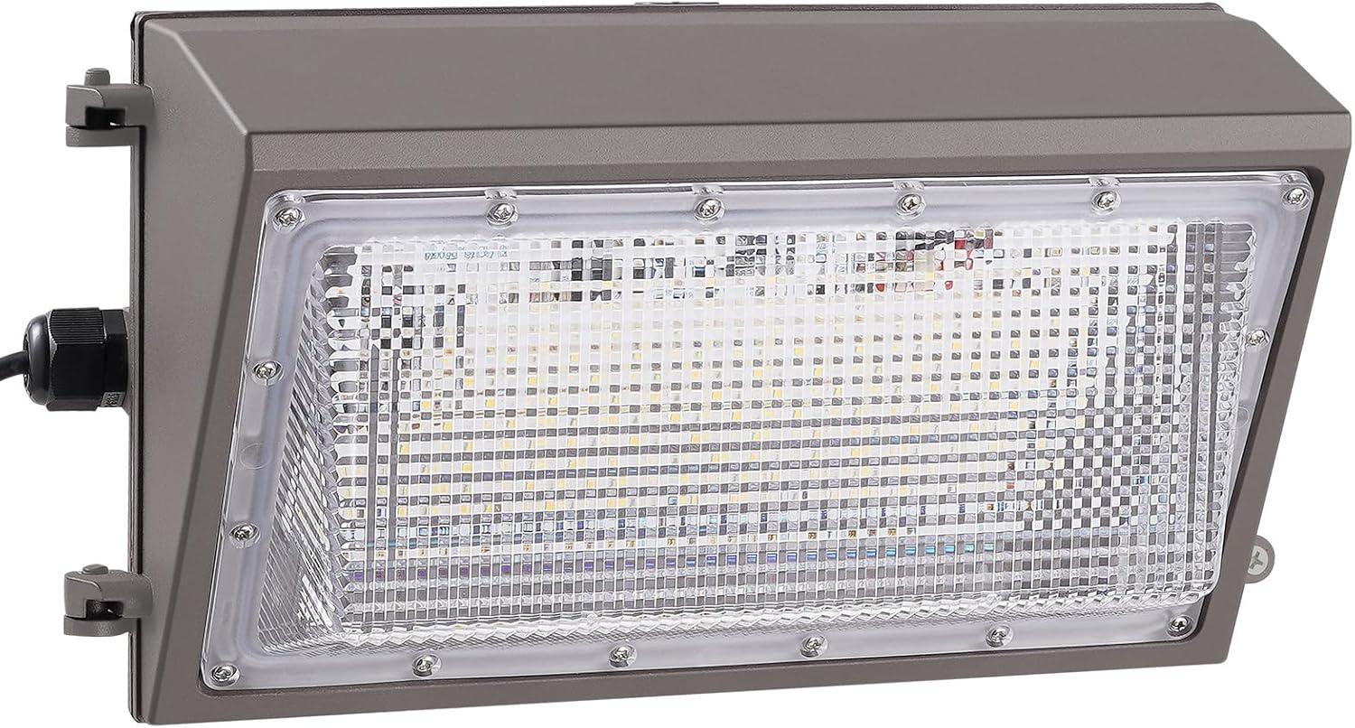 240 - Head LED Hardwired Dusk to Dawn Outdoor Security Wall Pack (Set of 2)