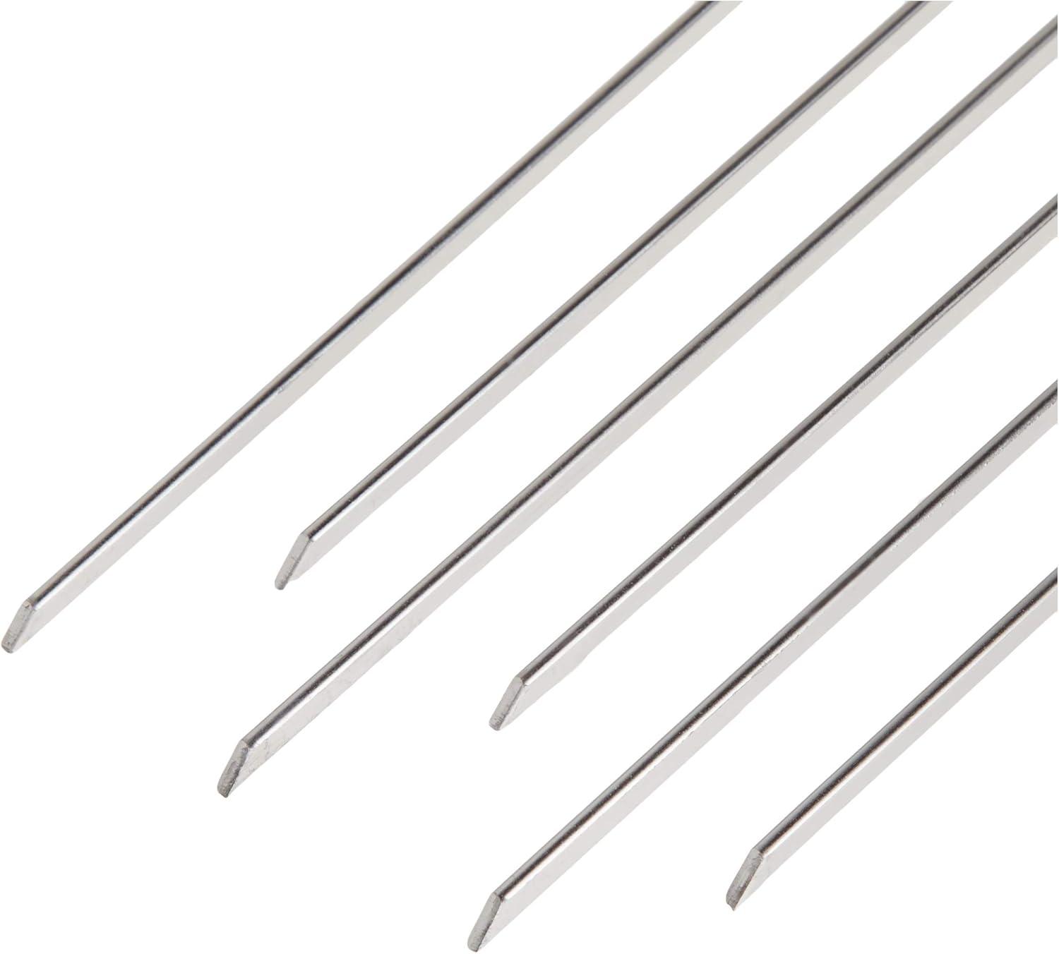 Norpro Stainless Steel 12-Inch Barbeque Skewers, Set of 6