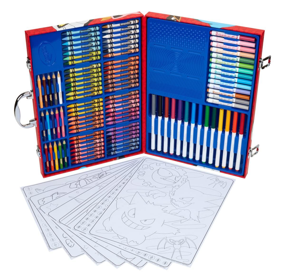 Crayola Imagination Art Set Pokemon: Drawing & Coloring Kit with Crayons, Markers, Pencils, & Sheets for Ages 5+