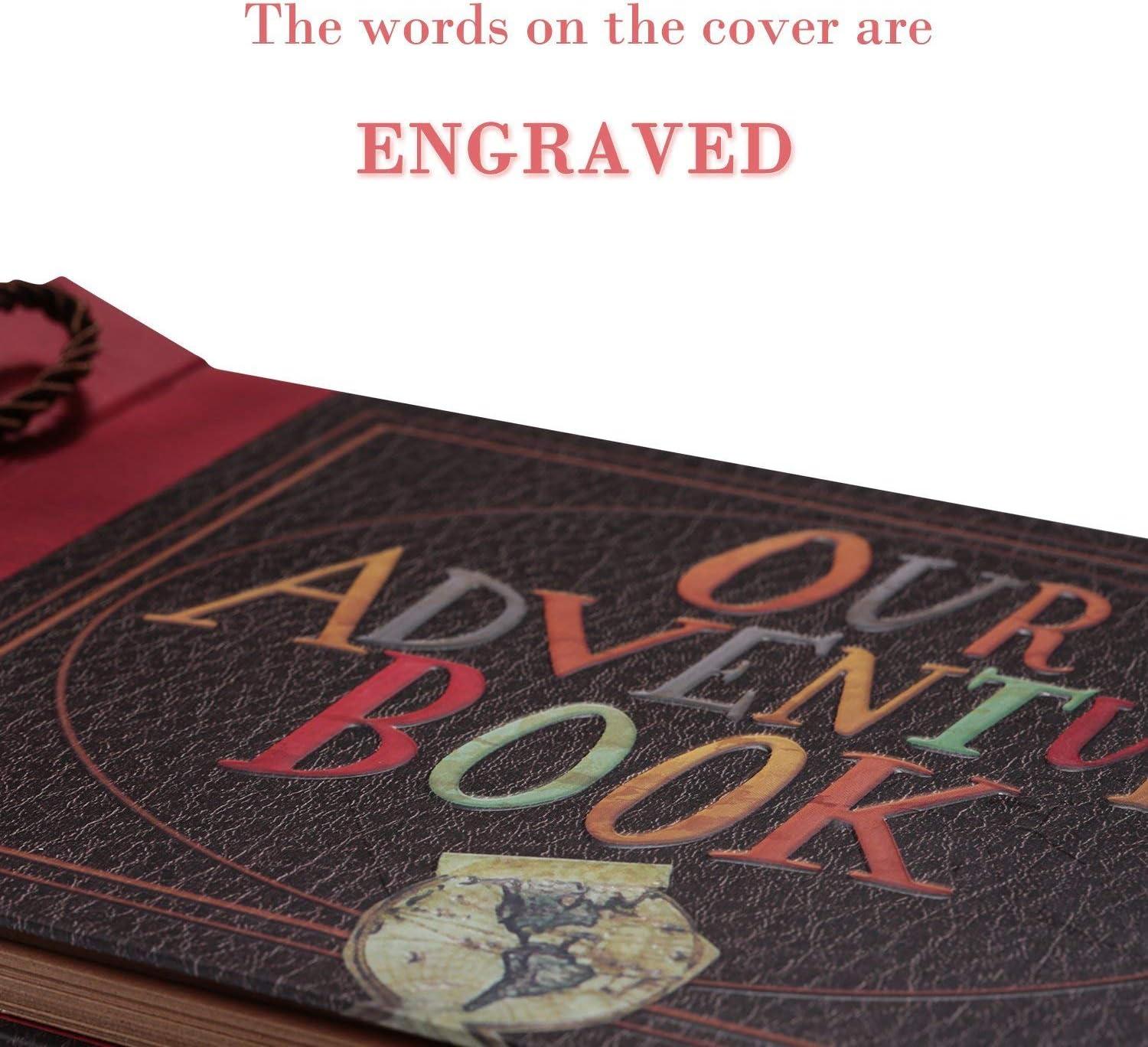 Handcrafted Retro Leather-Bound Scrapbook with Canvas Cover