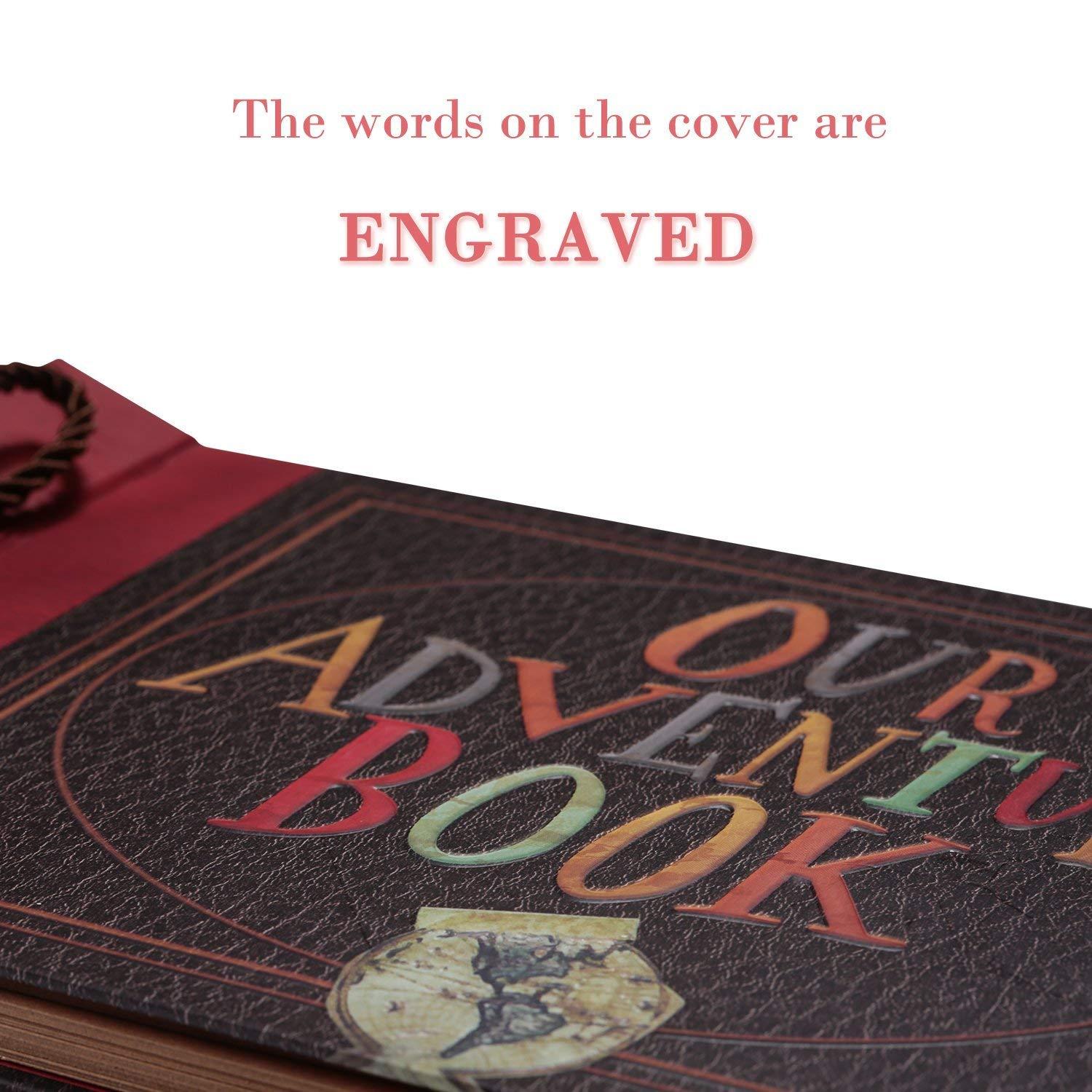 Handcrafted Retro Leather-Bound Scrapbook with Canvas Cover