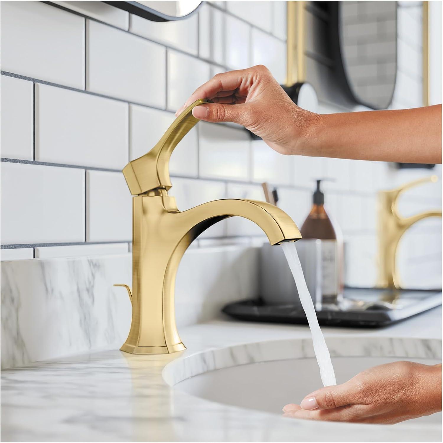 Locarno Single Hole Bathroom Faucet with Drain Assembly