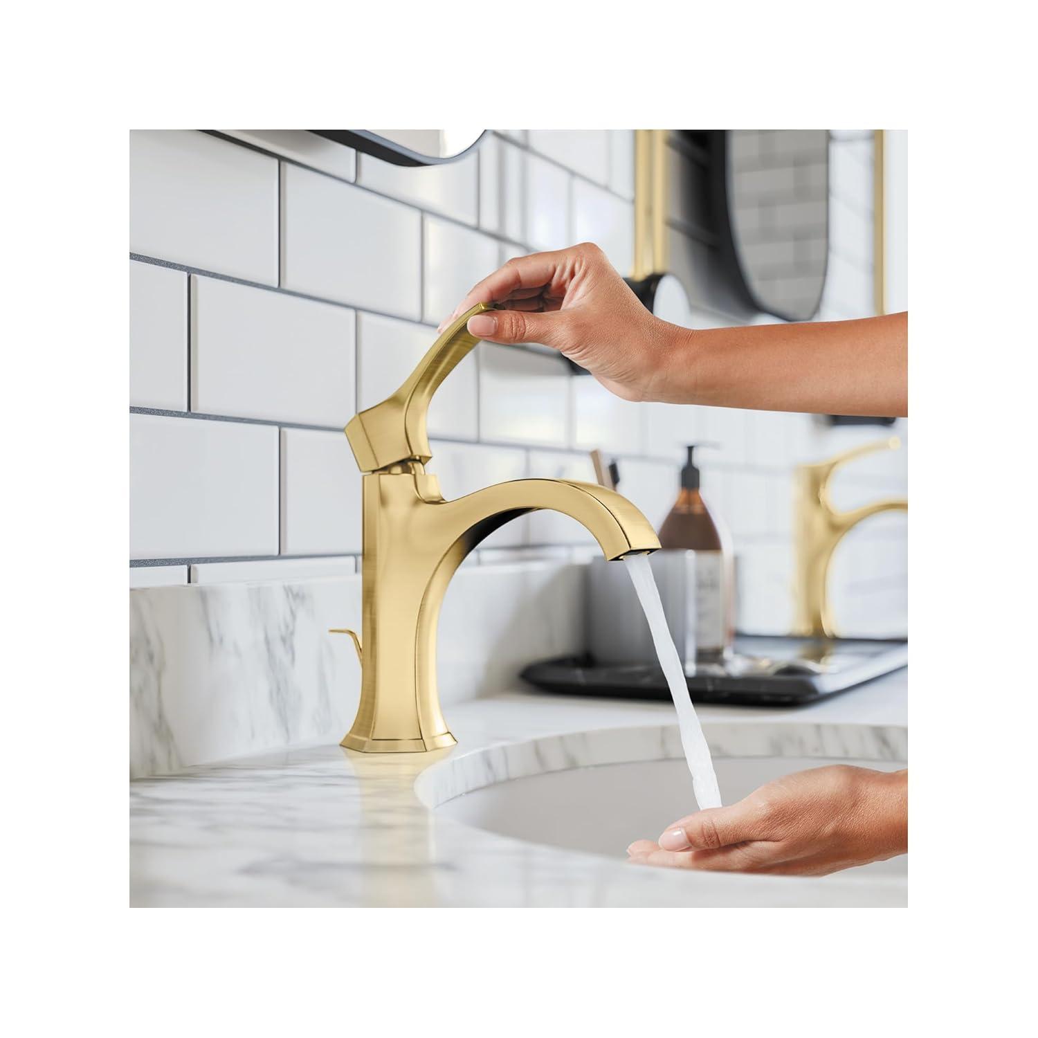 Locarno Single Hole Bathroom Faucet with Drain Assembly