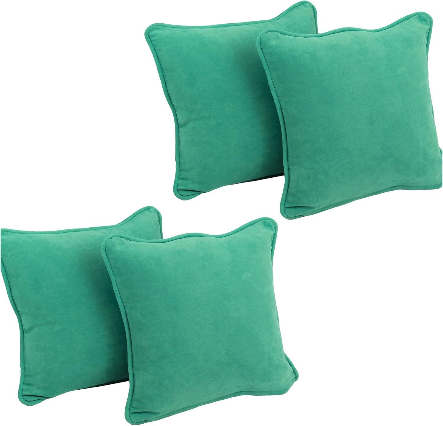 Microsuede Reversible Throw Pillow