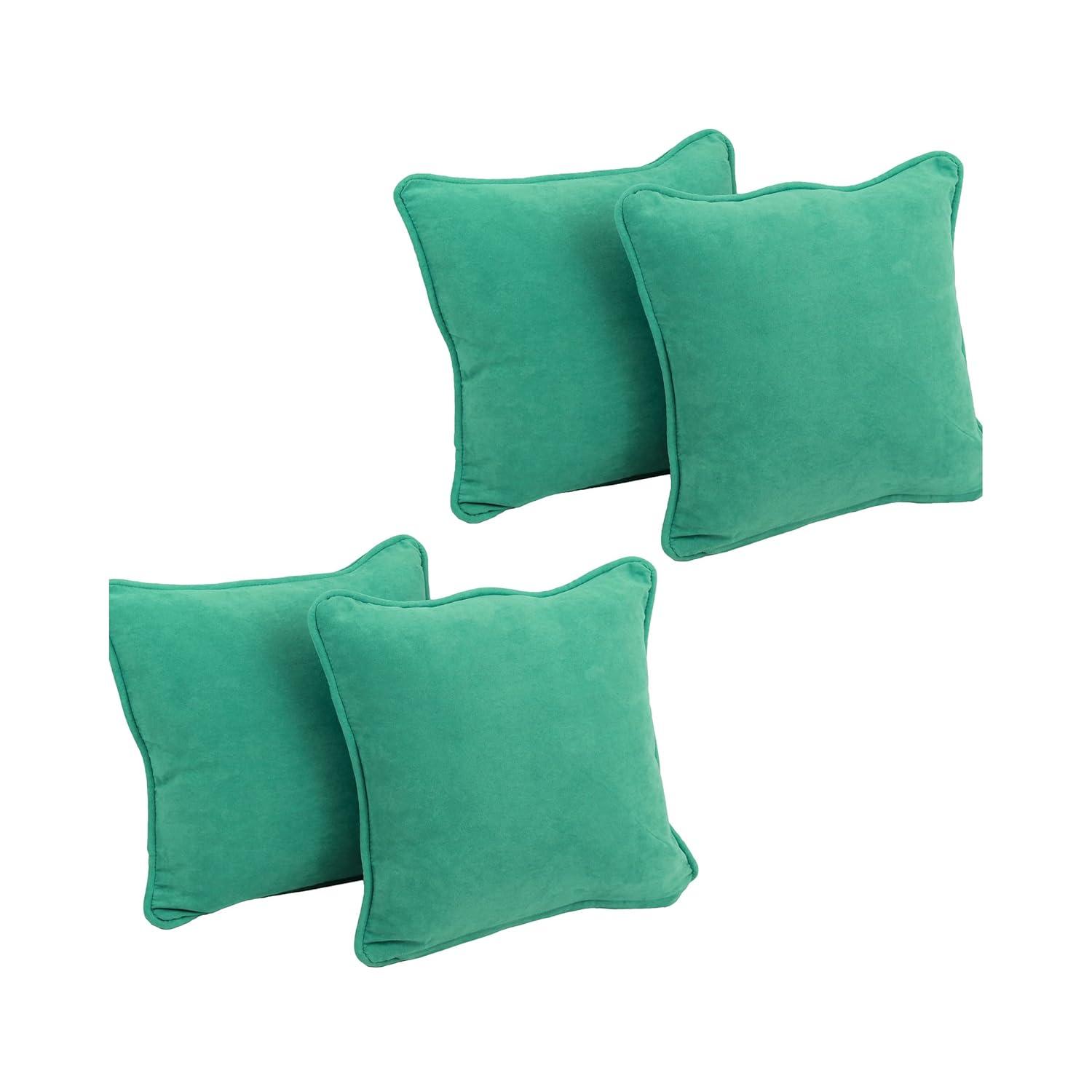 Microsuede Reversible Throw Pillow