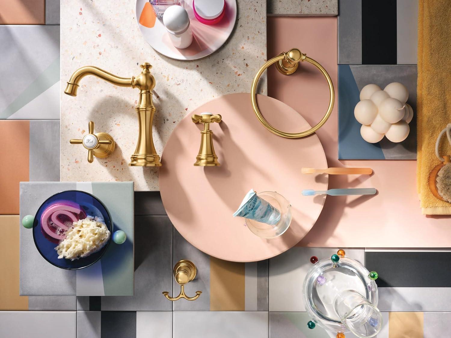 Weymouth Widespread Bathroom Faucet with Drain Assembly