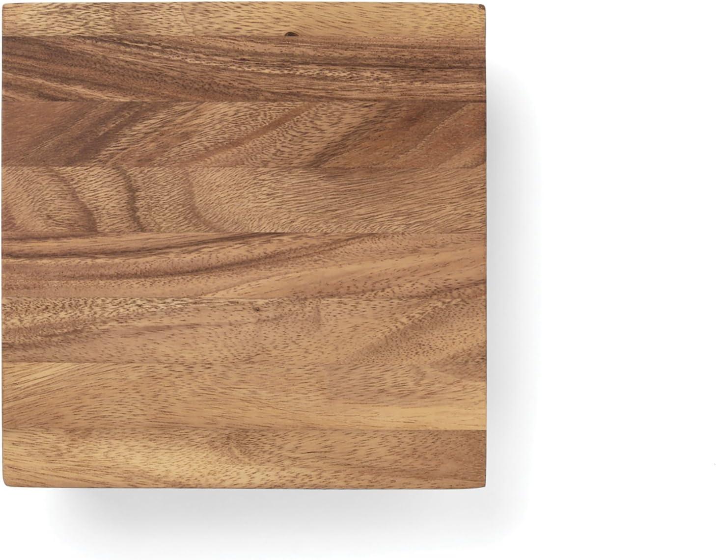 Ironwood Gourmet Kyoto Sushi Stand, Acacia Wood Brown 10 x 10 x 2.25 inches