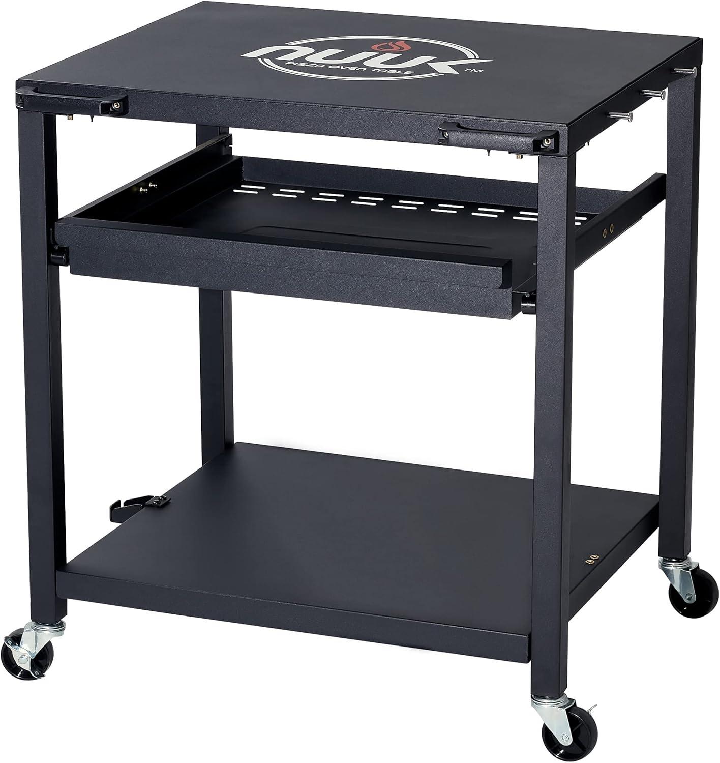 NUUK Heavy Duty Solid Steel 30IN Pizza Oven Table